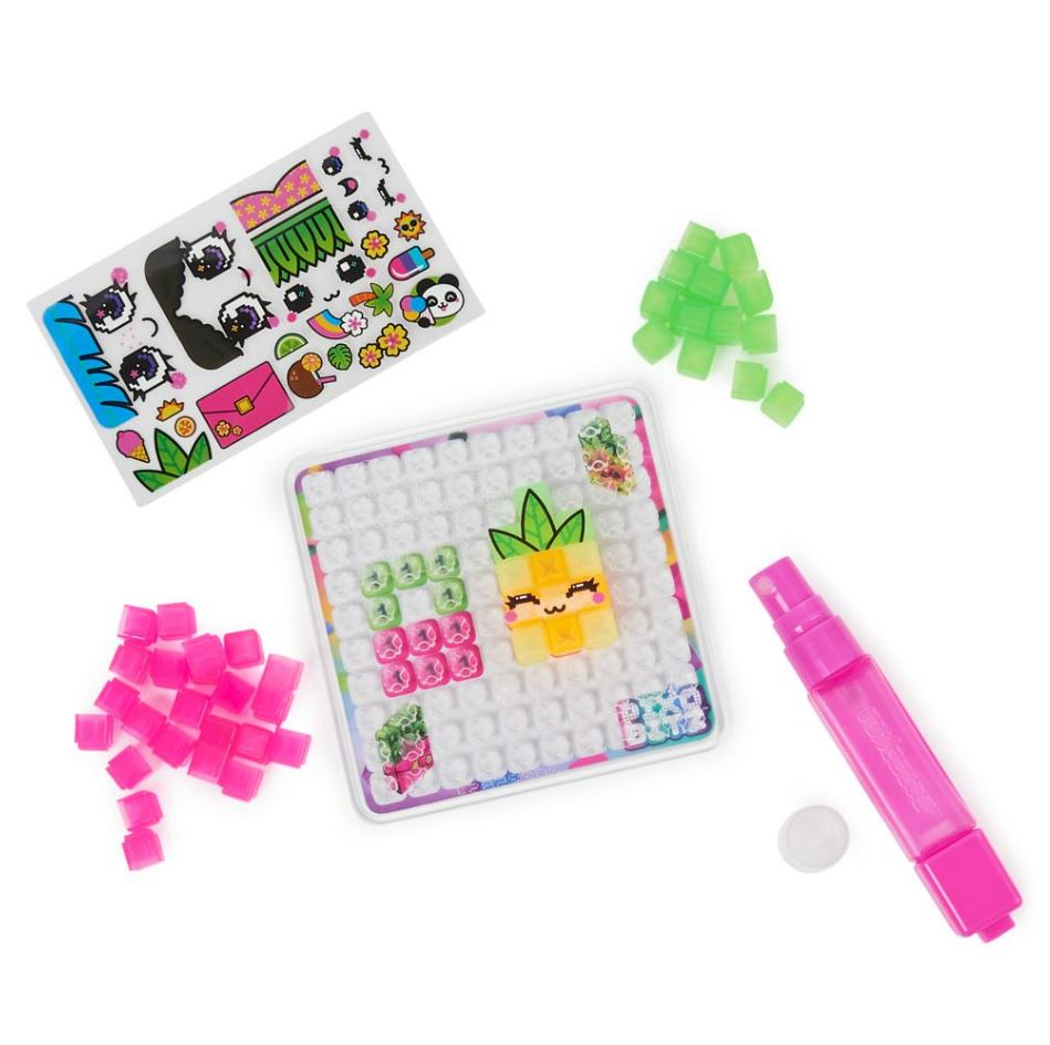 Amazing Pixobitz Clear Beads Pack for DIY 3D & 2D Pixel Art Creation