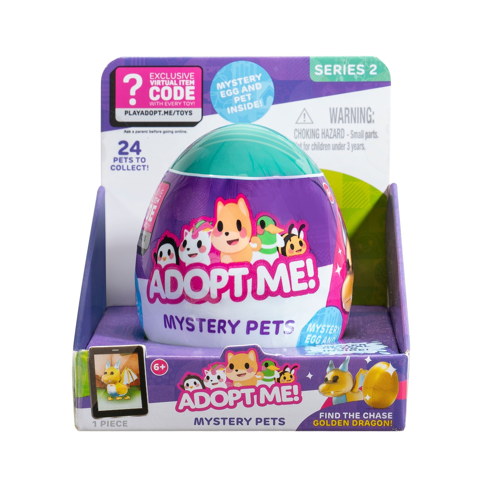 Adopt Me! 2-Inch Mystery Pet Figures Blind Box for Ages 6+