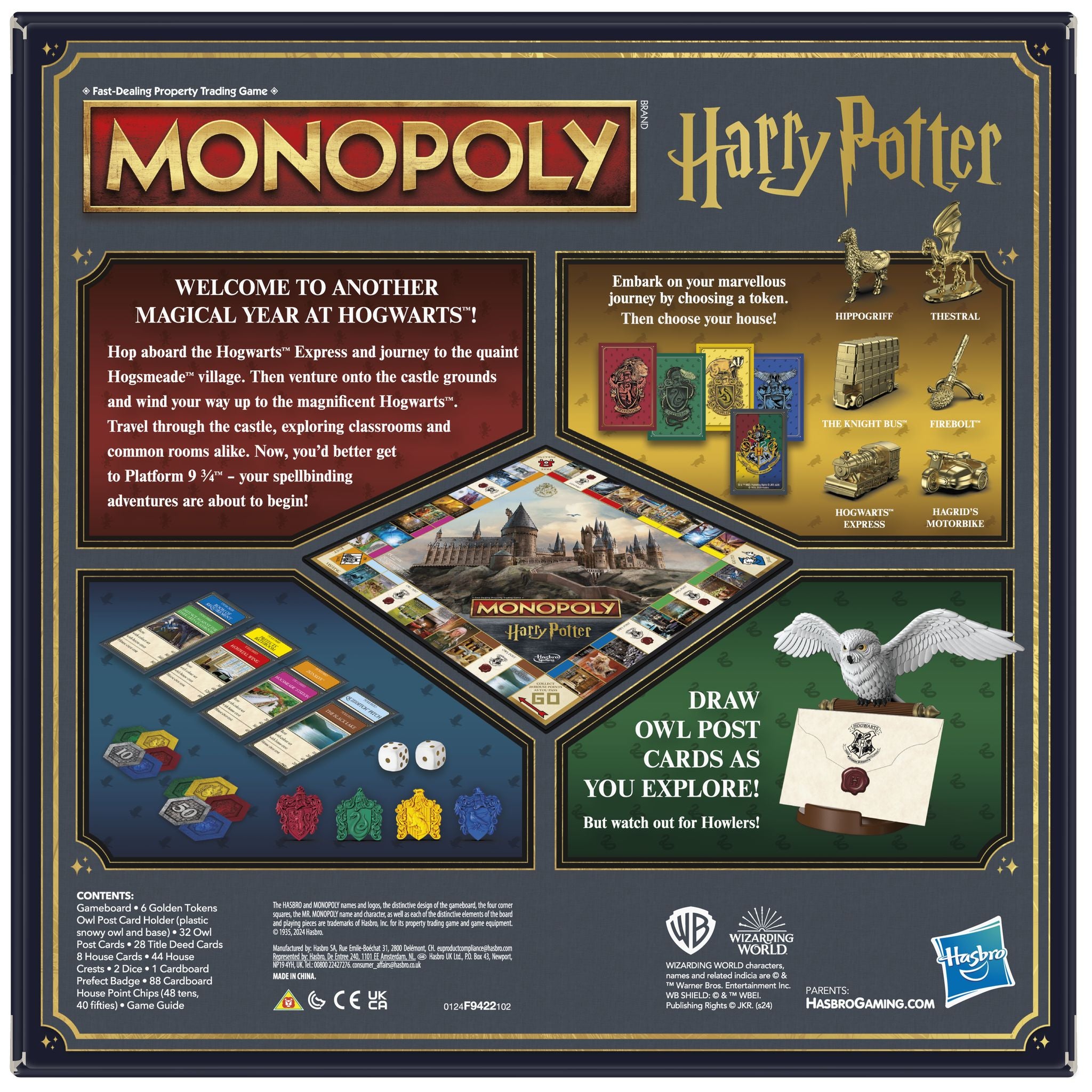 Hot! Monopoly Harry Potter Edition Board Game