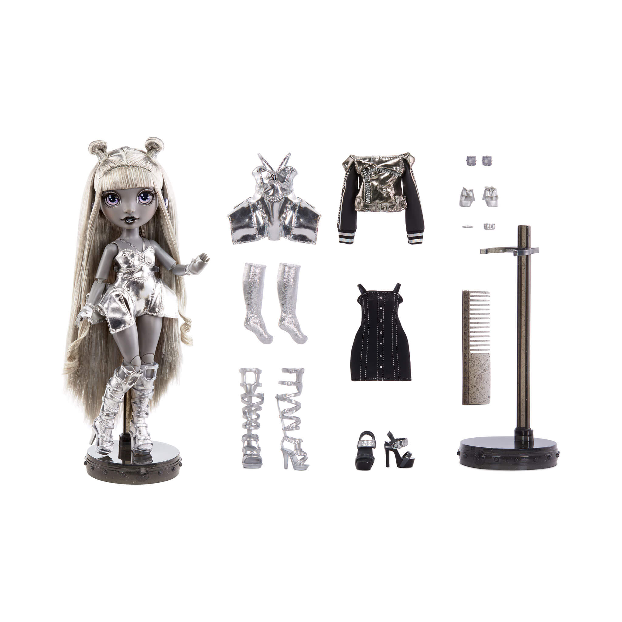 Shadow High Fashion Doll Luna Madison in Eclipse Metallic Grey