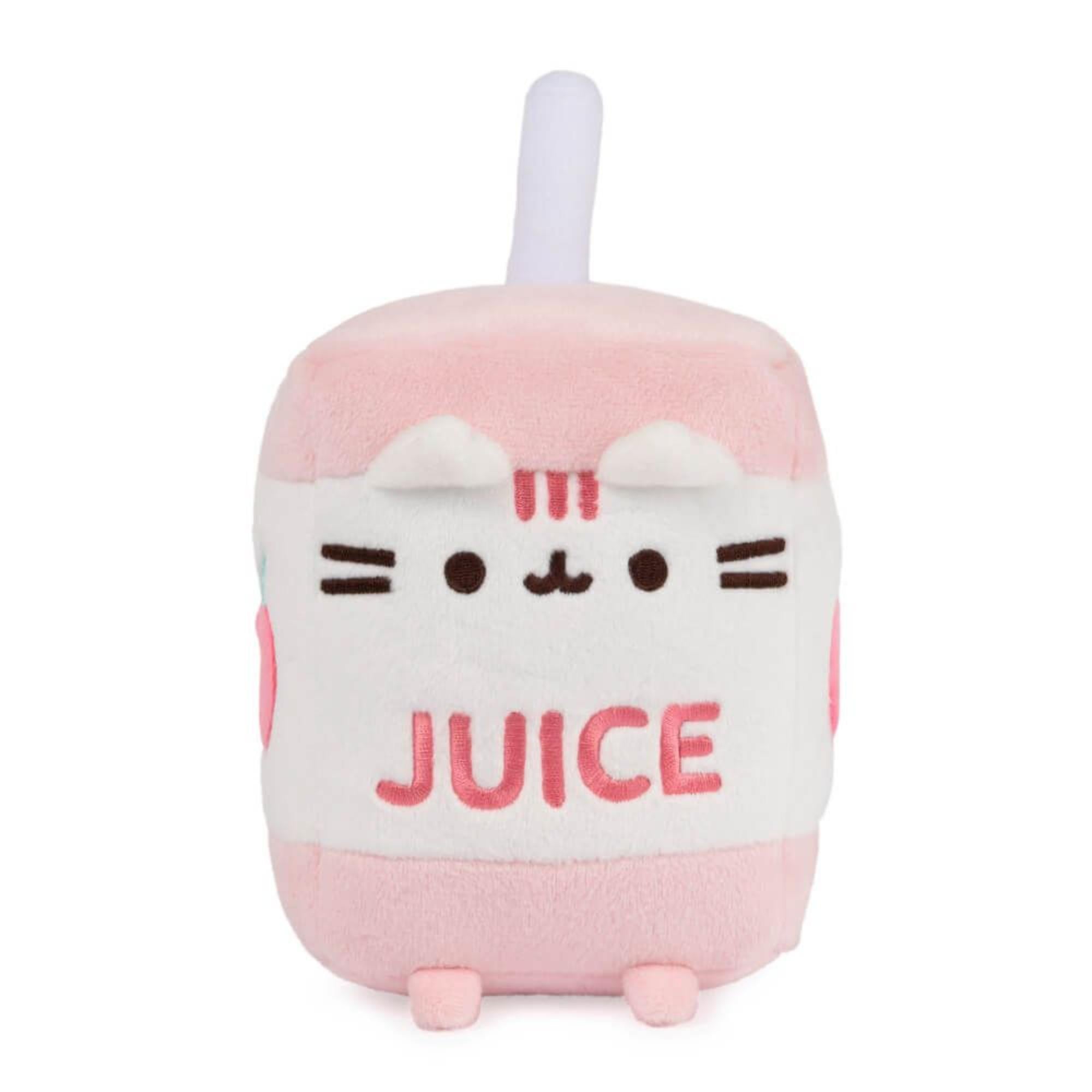 19cm Adorable Pusheen Plush in Apple Juice Box Design