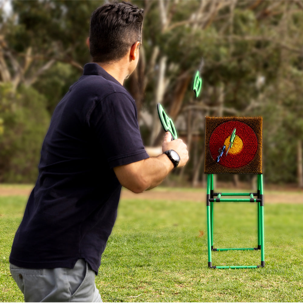 GoPlay! Award - Winning Lightweight Axe Throw Game for Family Fun