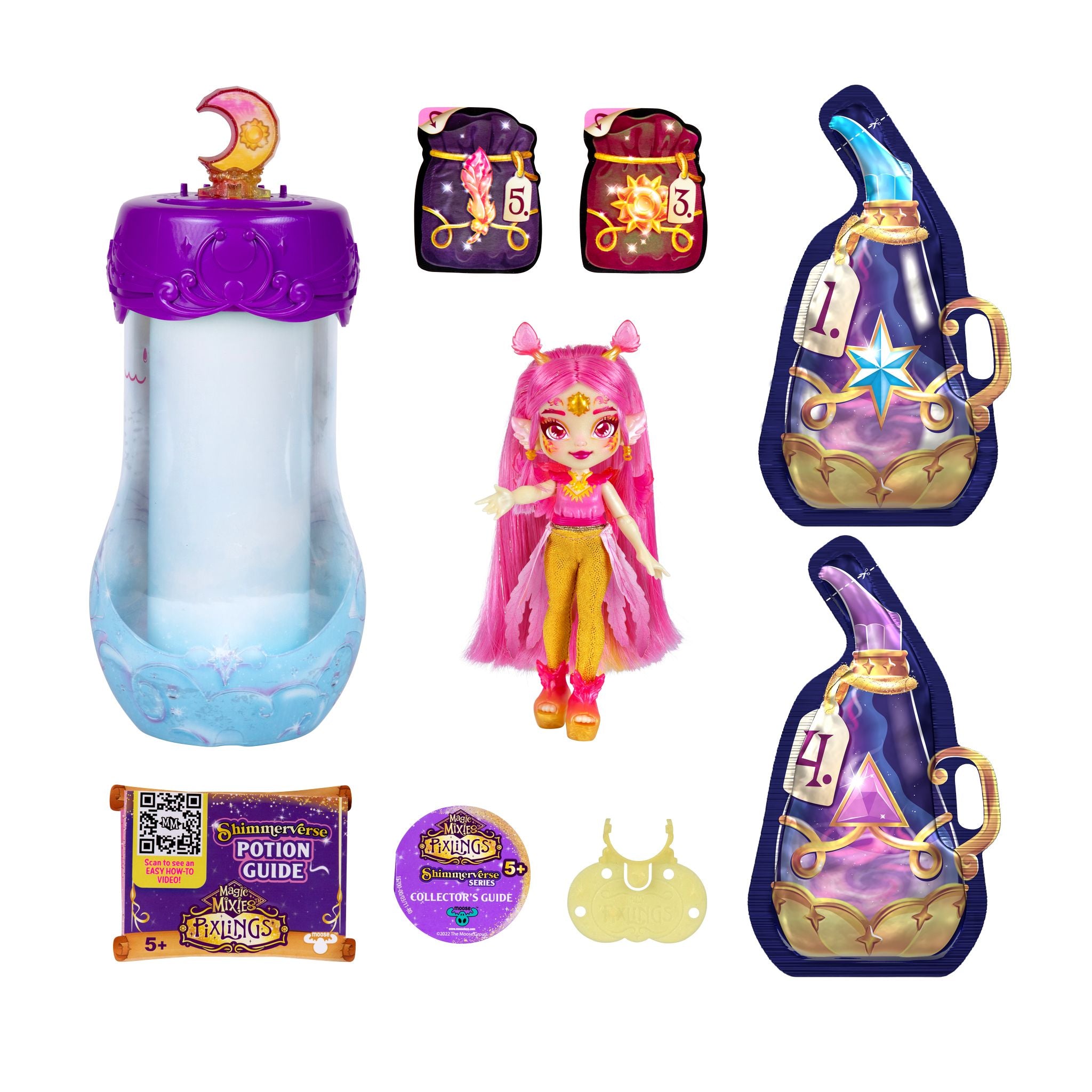 Hot Deal! Magic Mixies Pixlings Collectible Doll - Pheona The Phoenix Pixling