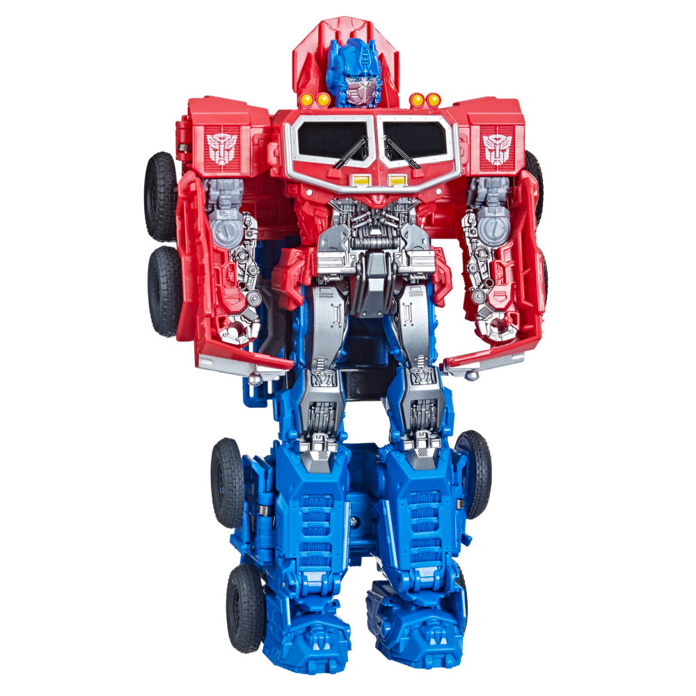 Hot! Transformers Rise Of The Beasts Optimus Prime Smash Changers Figure