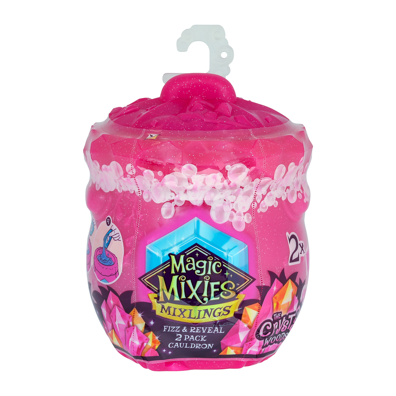 Magic Mixies Mixlings S3 Fizz & Reveal 2-Pack Cauldron - Double the Magic!