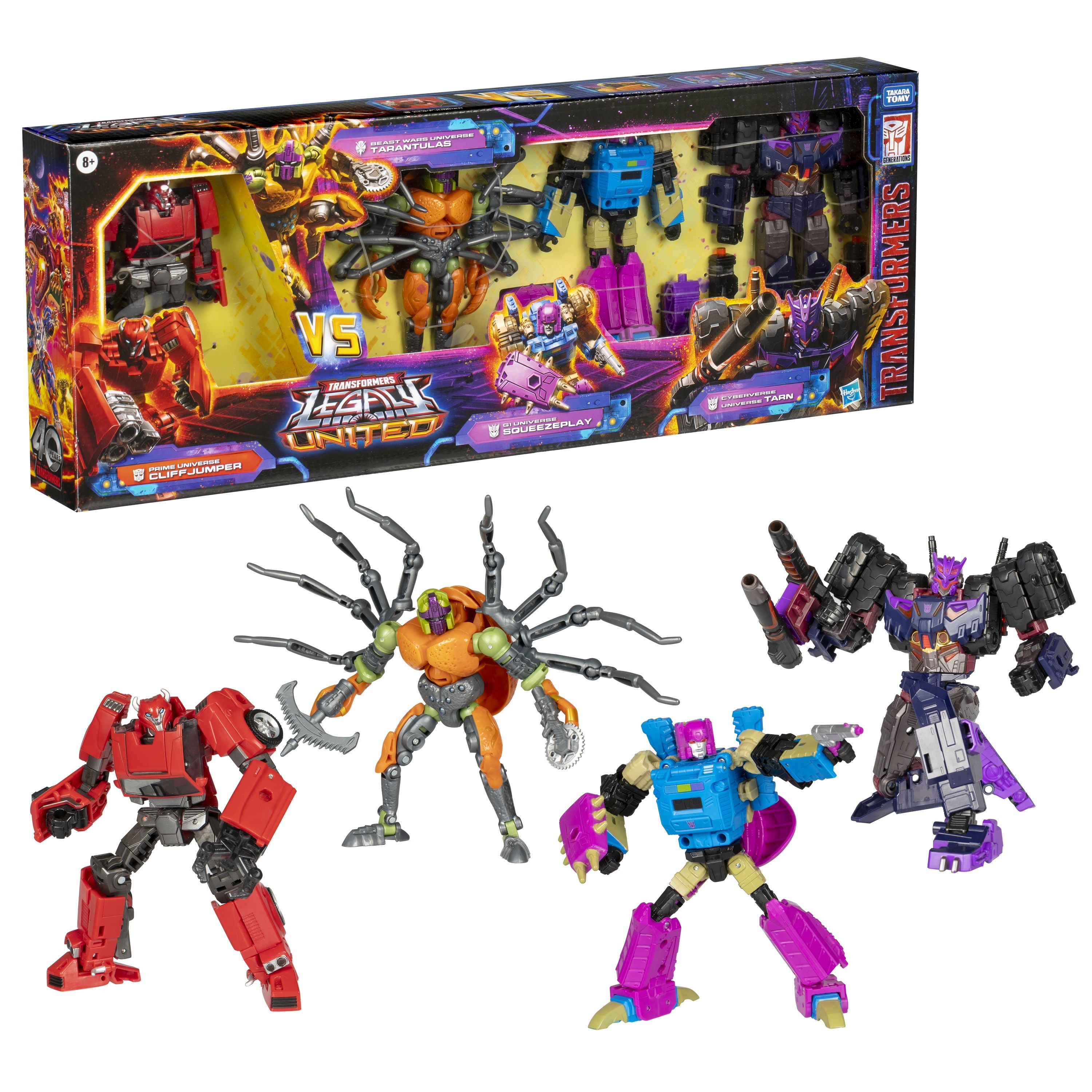 Hot! Transformers Legacy United 4-Pack Versus Multipack