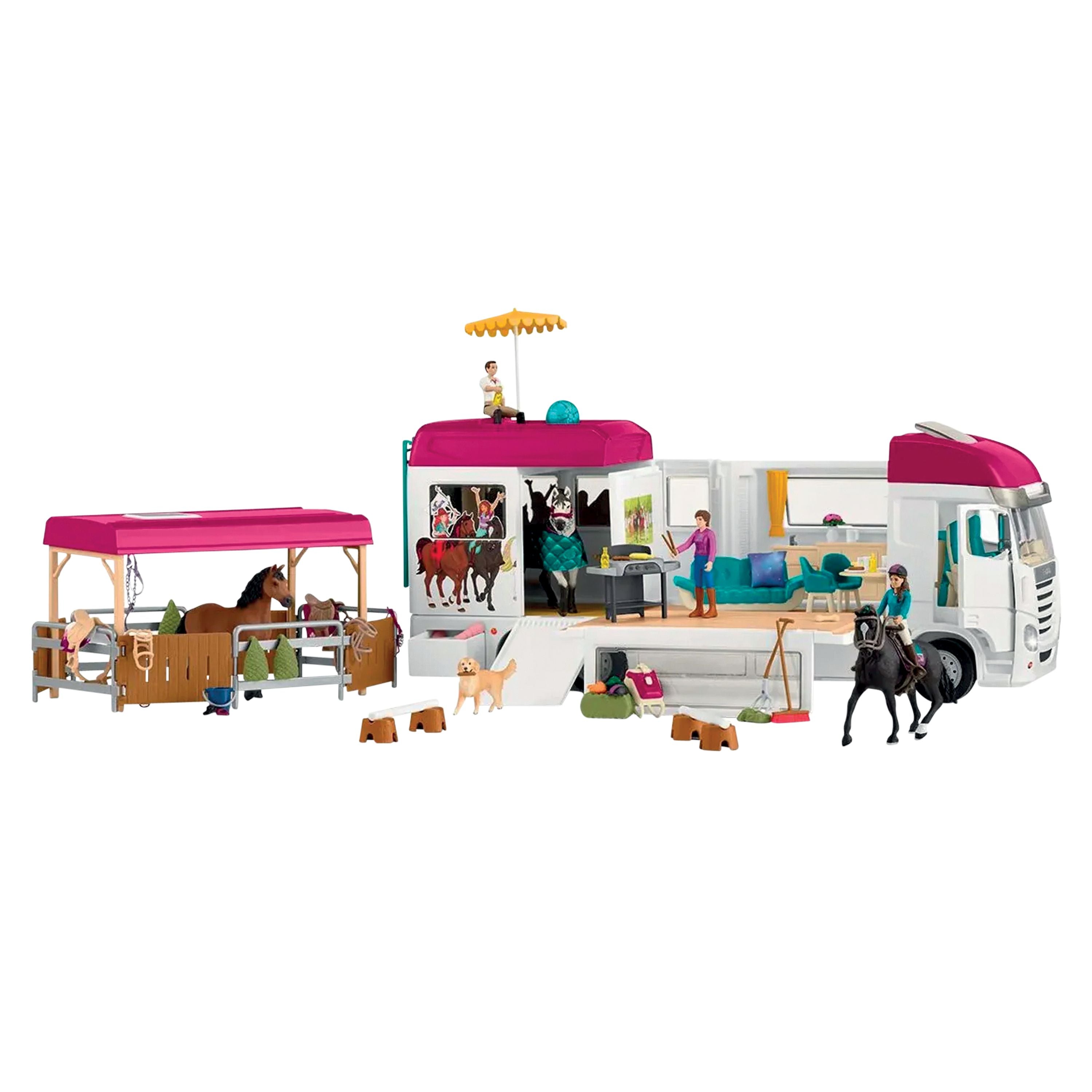 Hot Deal! Schleich Horse Transporter Set for Endless Family and Horse Tournament Fun