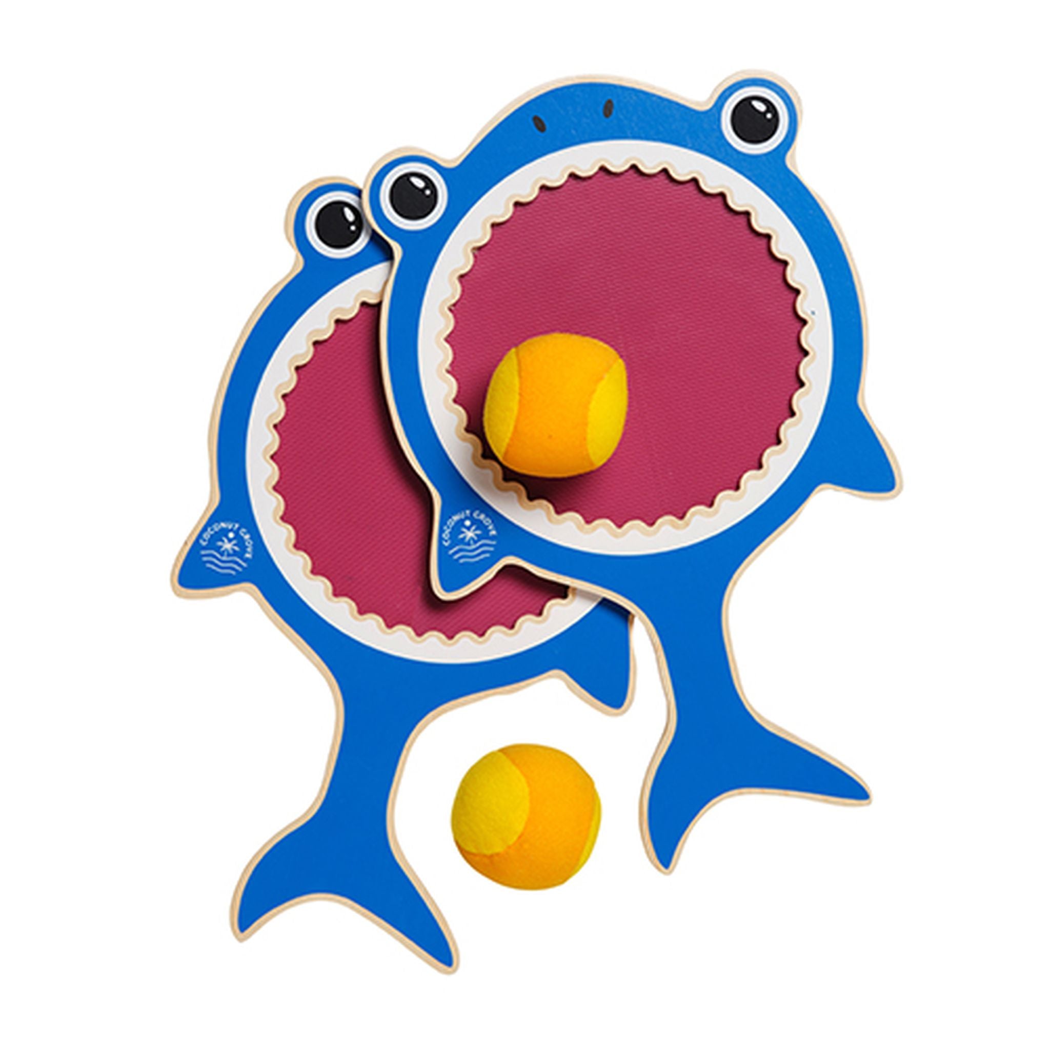 Hot Deal! Coconut Grove Kids' Catch Paddles - Finn The Shark for Summer Fun