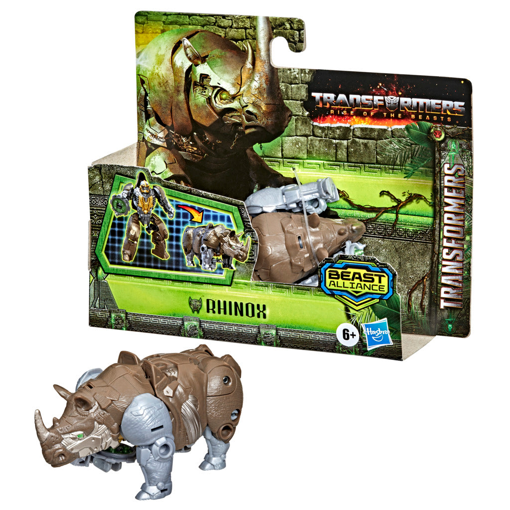 Hot! Transformers Rise Of The Beasts Beast Alliance Rhinox Battle Changers Figure