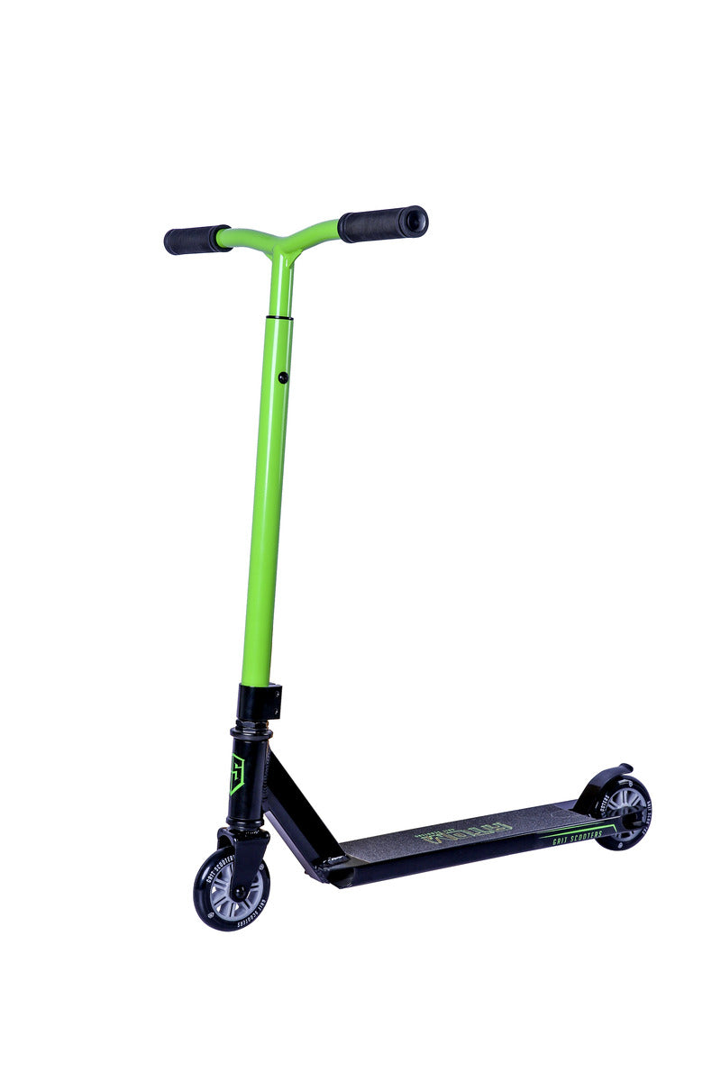 GRIT Atom Pro Scooter - Black/Green, Great Value for Beginners