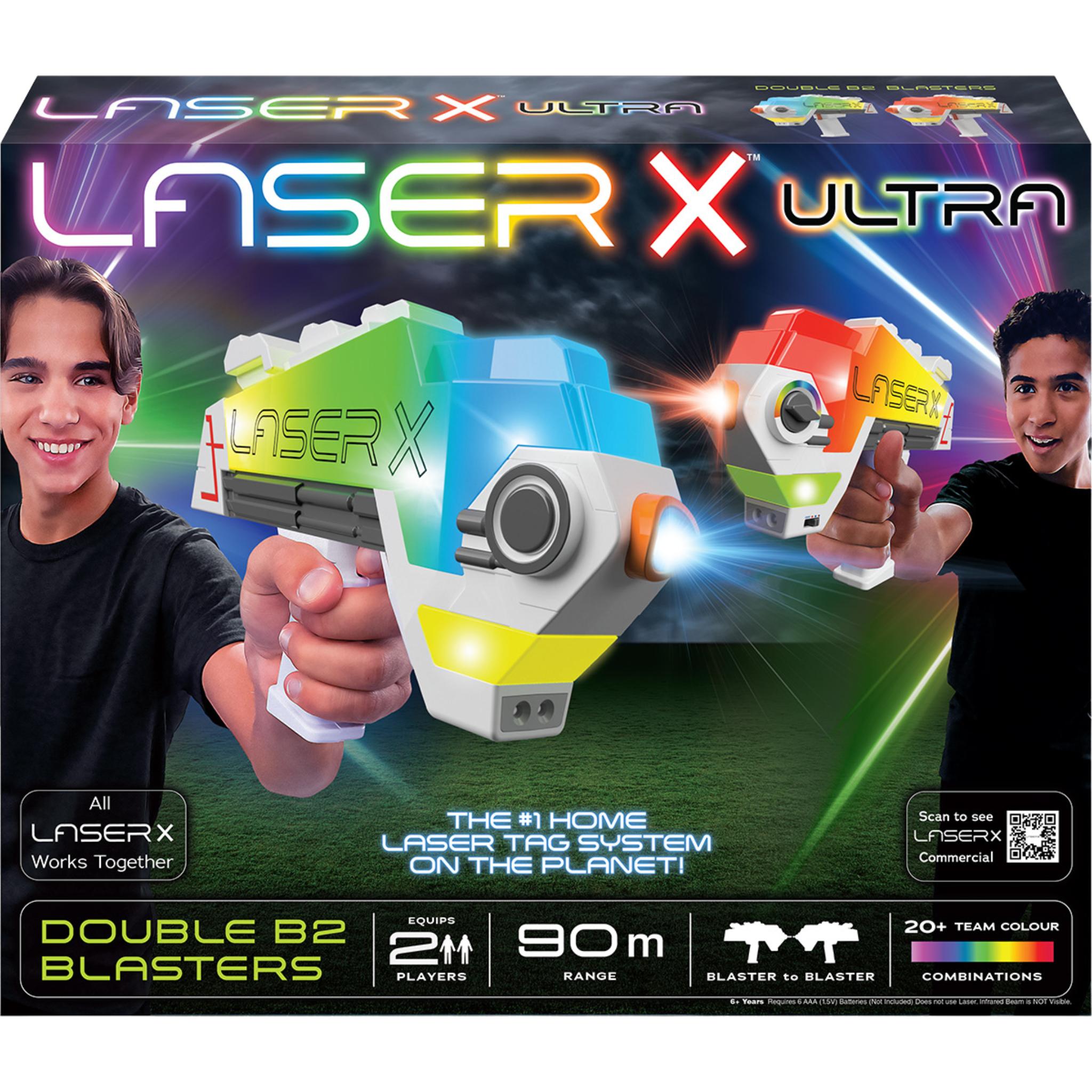 Hot! Laser X Ultra Double B2 Blasters for Epic Laser Tag
