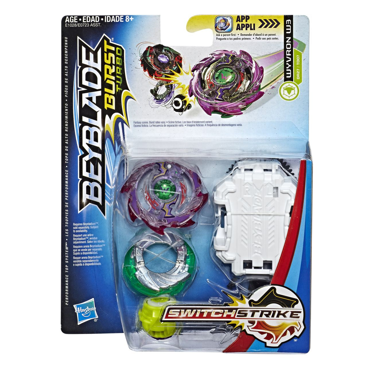 Hot! Beyblade Burst Evolution Wyvron W3 Switchstrike Starter Pack
