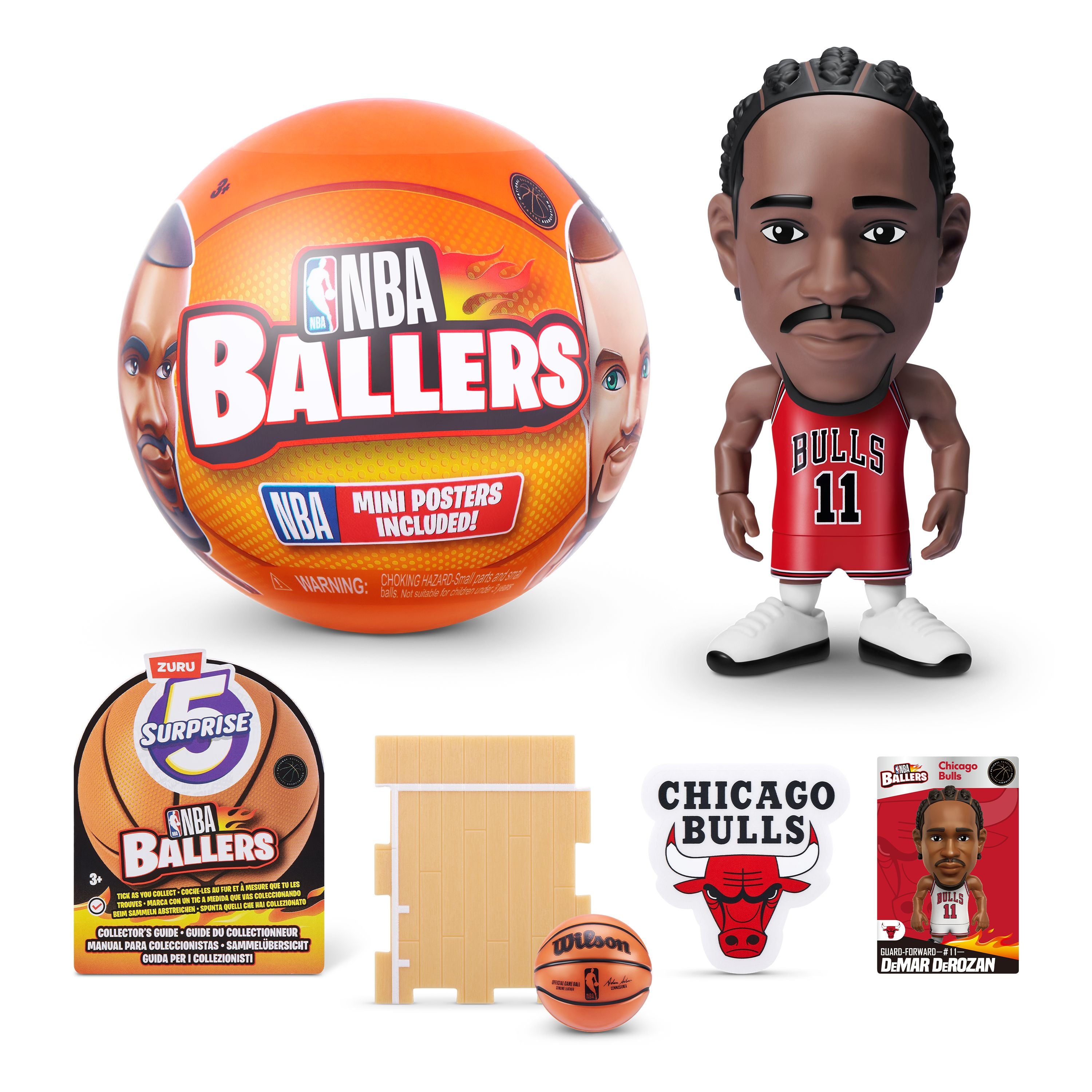 ZURU 5 Surprise Assorted Styles NBA Ballers Collectible Set