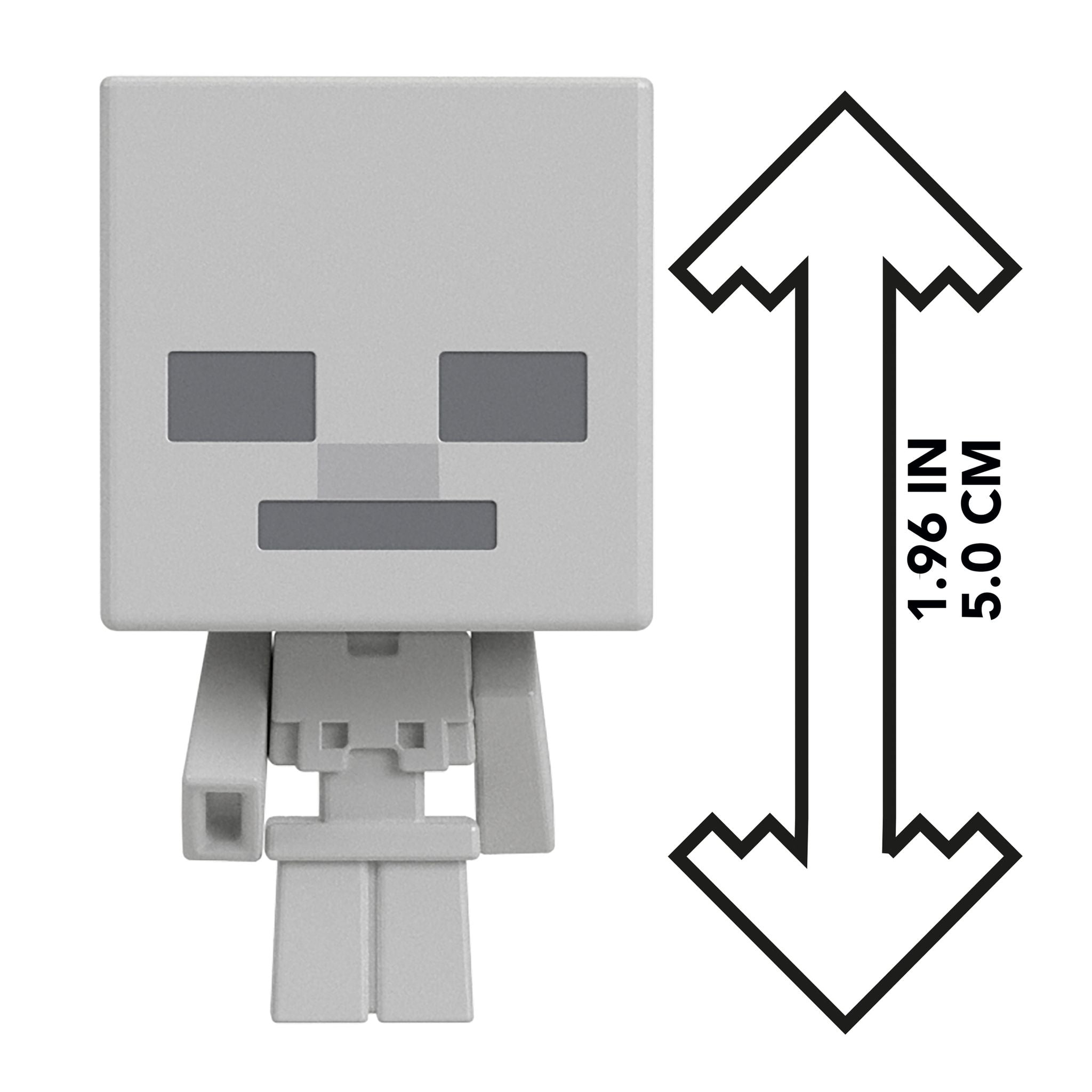 Skeleton Minecraft Mob Head Minis - Ideal for Young Fans