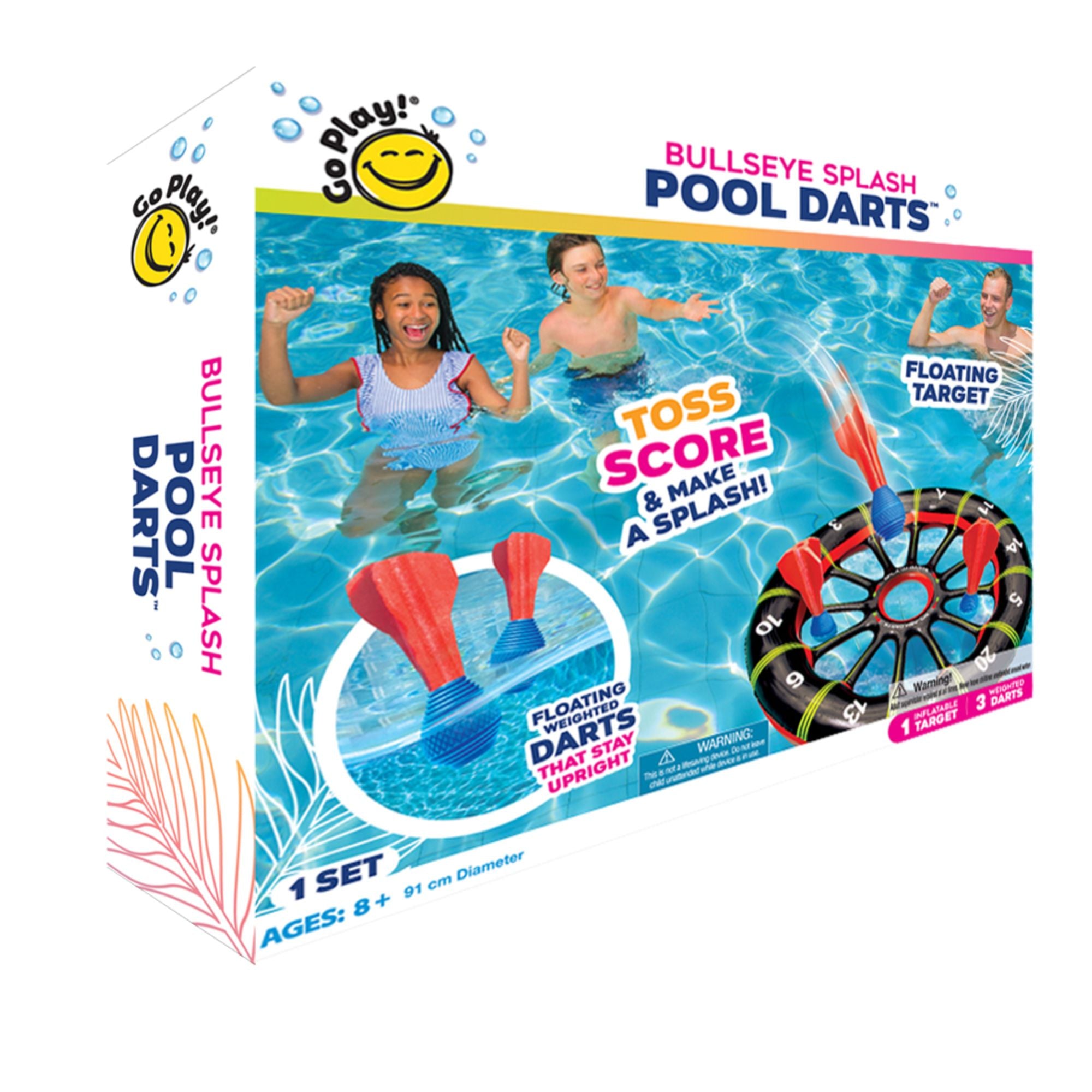 Go Play! Splash Pool Bullseye Darts - Fun for All
