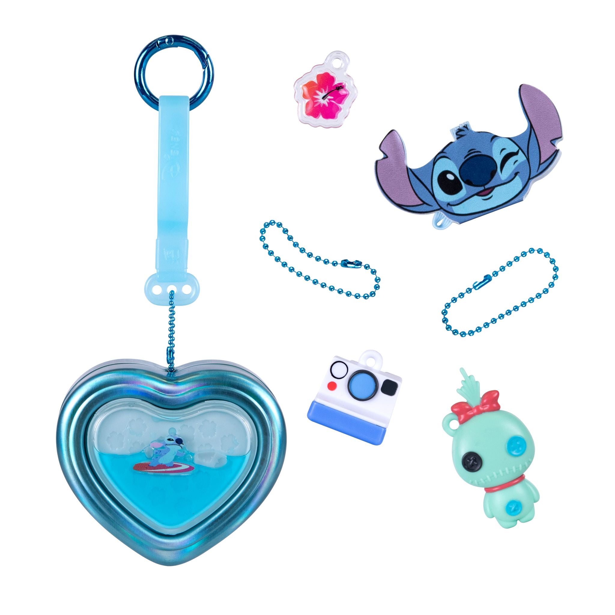Disney Real Littles Series 7 Assorted Single - Pack Tiny Tins Keychain with Adorable Charms