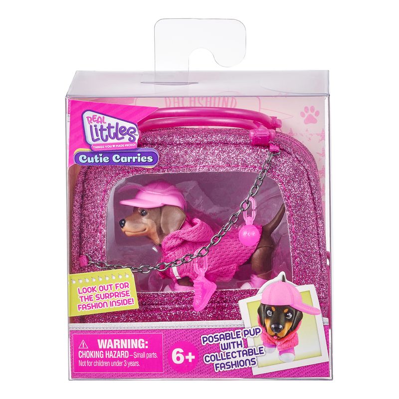Real Littles S5 Single Pack Cutie Carries with Assorted Adorable Puppy Styles