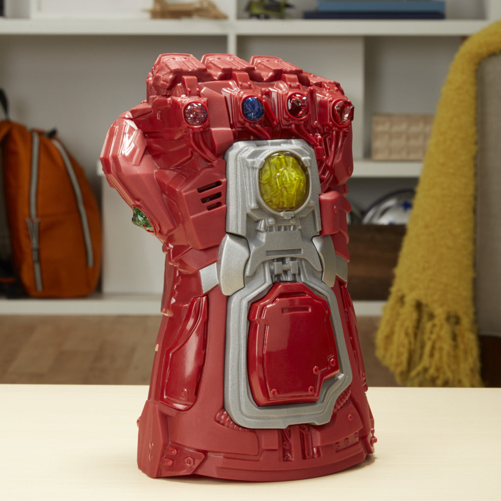 Hot! Marvel Avengers: Endgame Electronic Red Infinity Gauntlet Fist Toy for Kids
