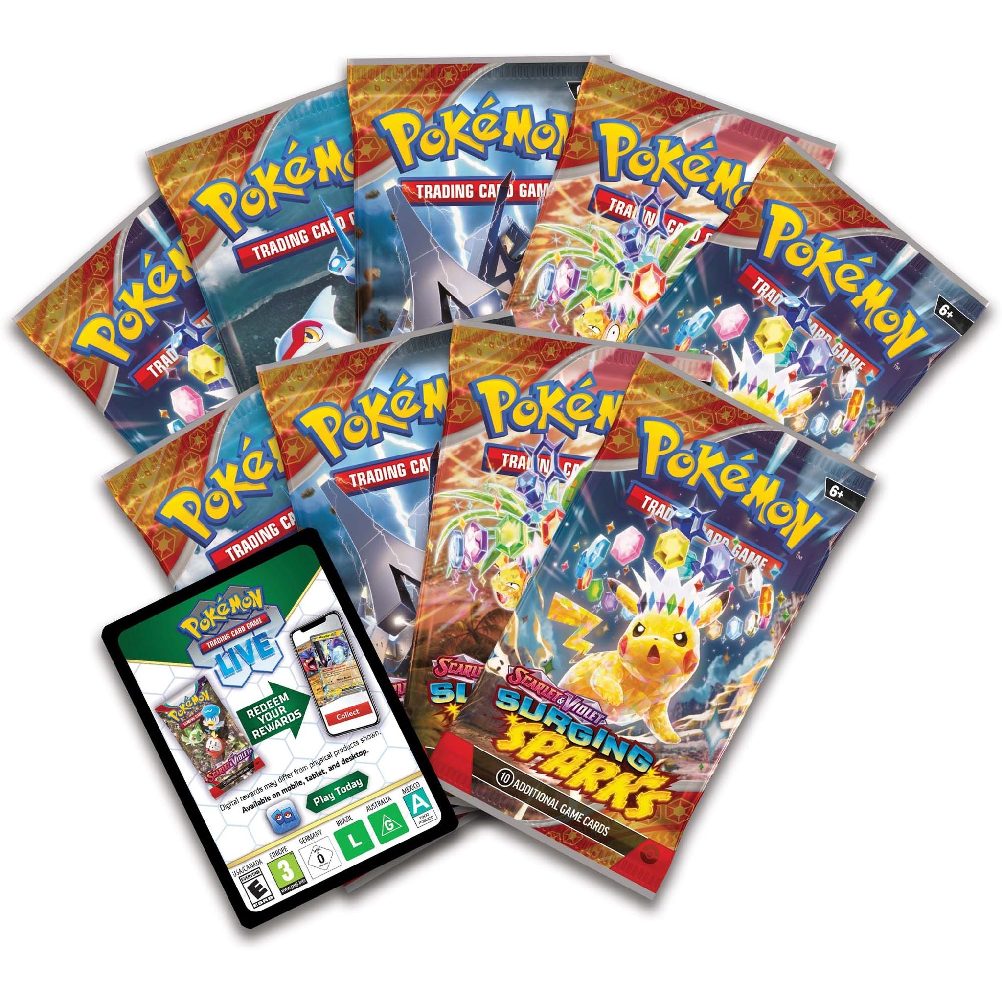 Hot Deal! Pokemon TCG Scarlet & Violet 8 Surging Elite Training Box