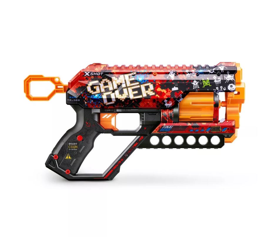 ZURU X Shot Skins Griefer Blaster: 6 Unique Skins for 27m Range Battle