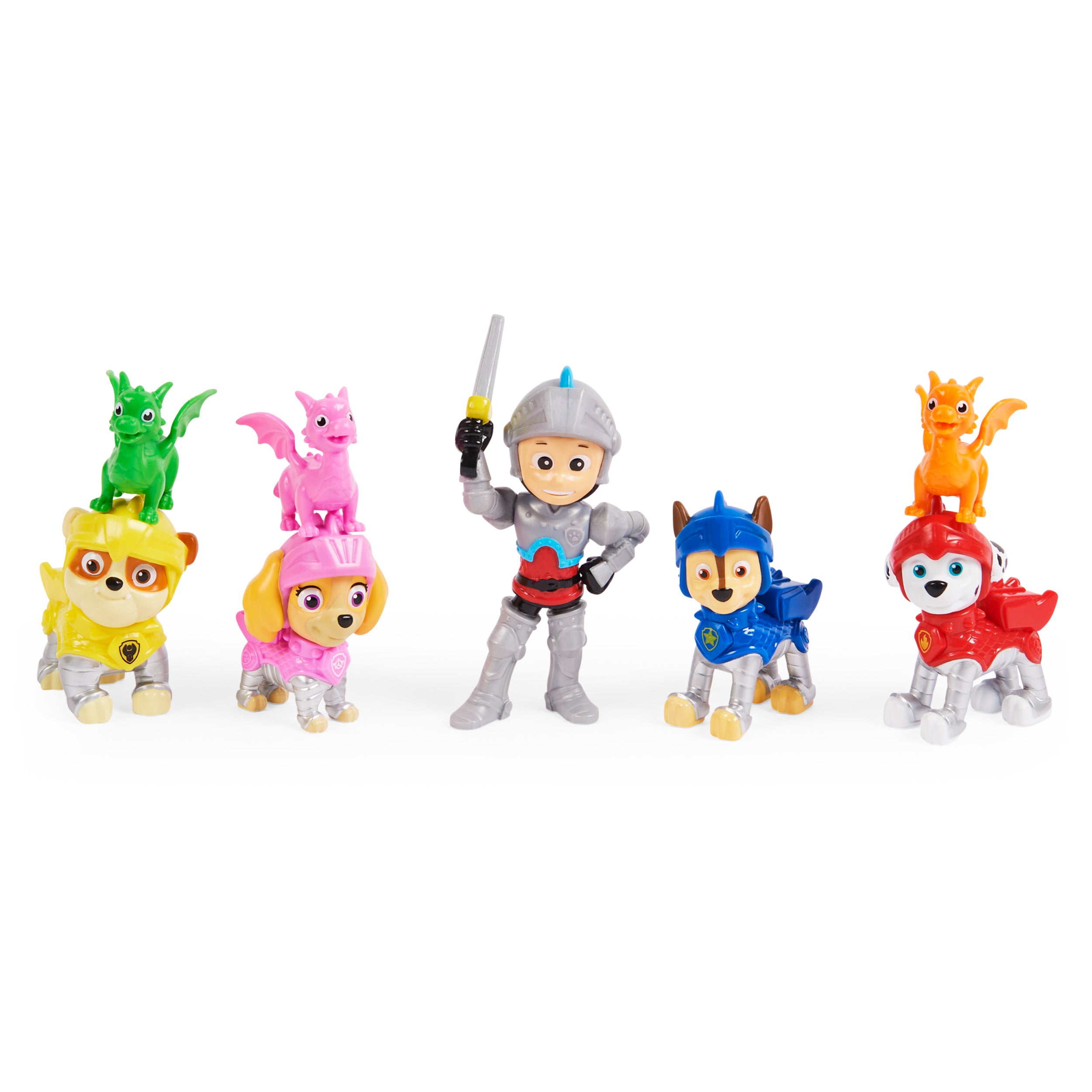 Hot Sale! PAW Patrol Rescue Knights Action Figure Collector Gift Pack