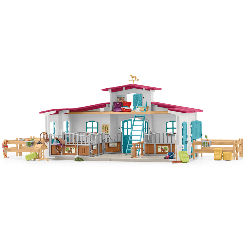 Hot Deal! Schleich Lakeside Riding Centre Playset for Horse Club Enthusiasts