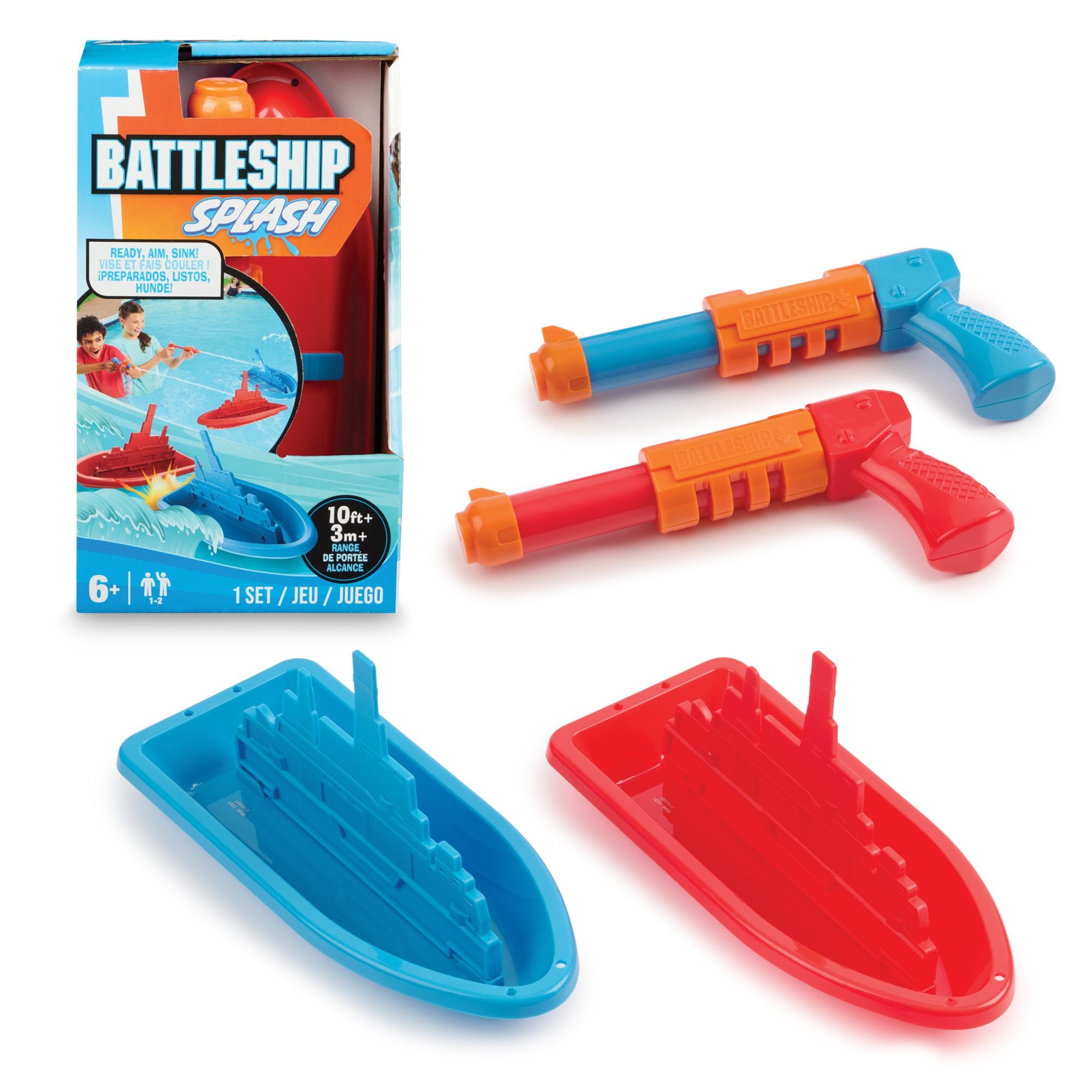 WowWee Splash Battleship Game - Perfect Outdoor Water Game for Summer Fun