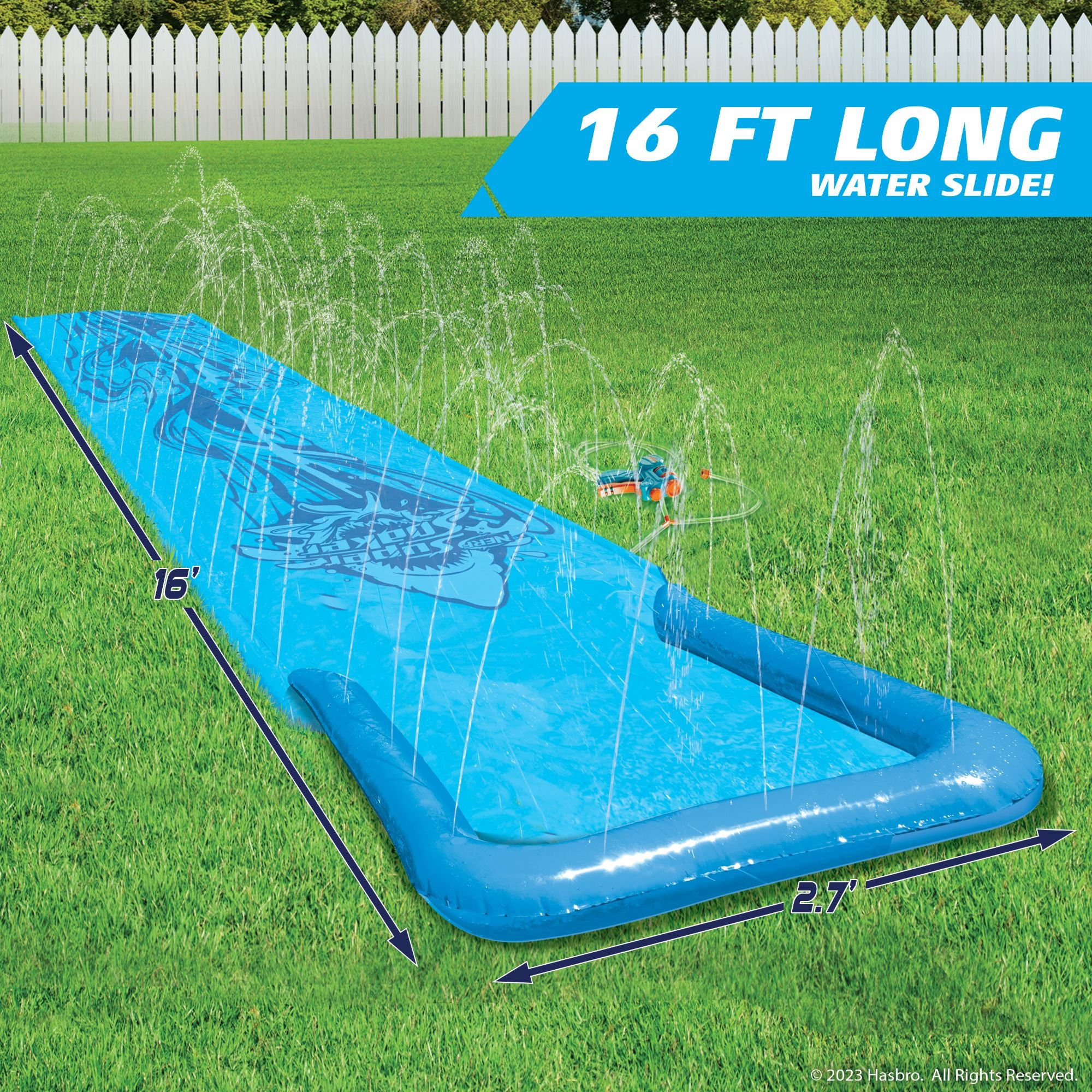 Hot Sale! WowWee's NERF Super Soaker Interactive 16ft Water Slide - Blast Slider for Kids 5 - 12