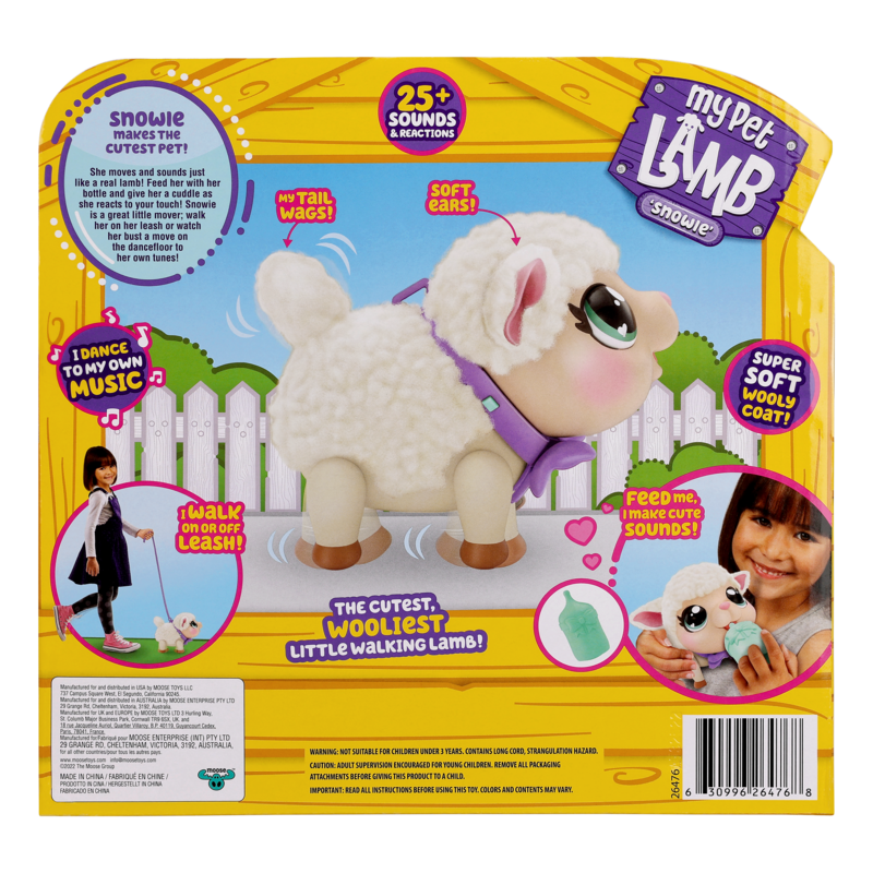 Little Live Pets Interactive My Pet Lamb Snowie with Over 25 Sounds