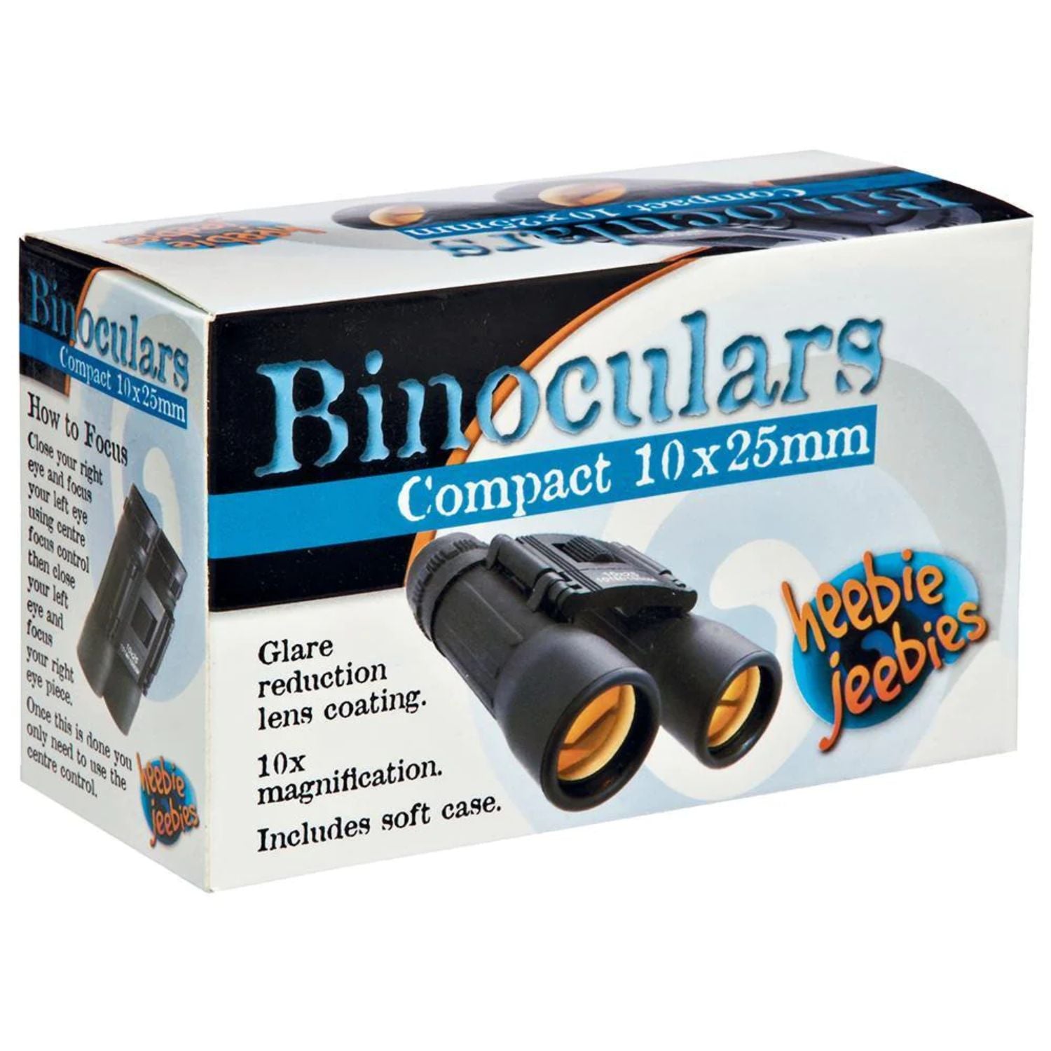 Compact 10x25mm Heebie Jeebies Binoculars - Great Deal