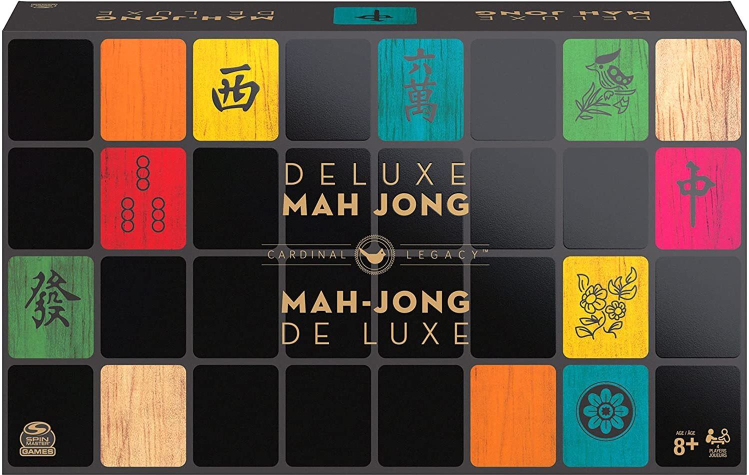 Special Offer! Cardinal Games Legacy Deluxe American Mahjong Set for 4 Players Aged 8+
