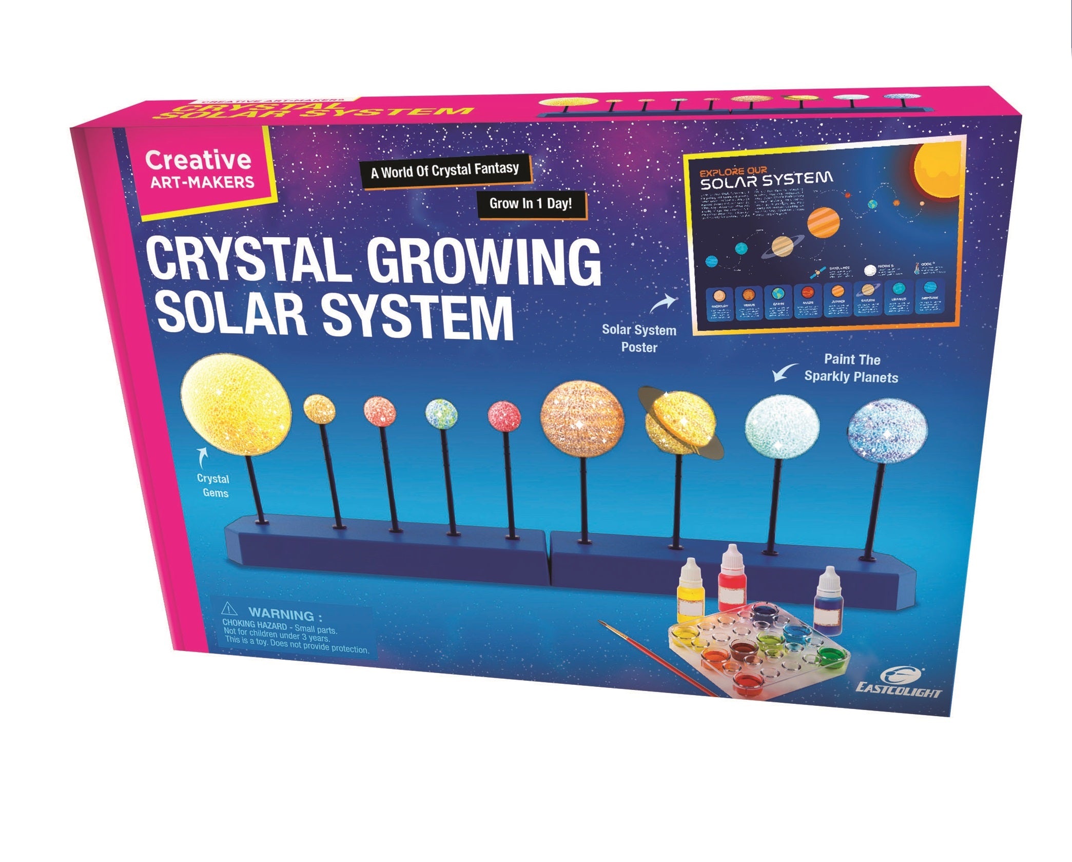 Fun DIY Solar System Crystal Growing Kit
