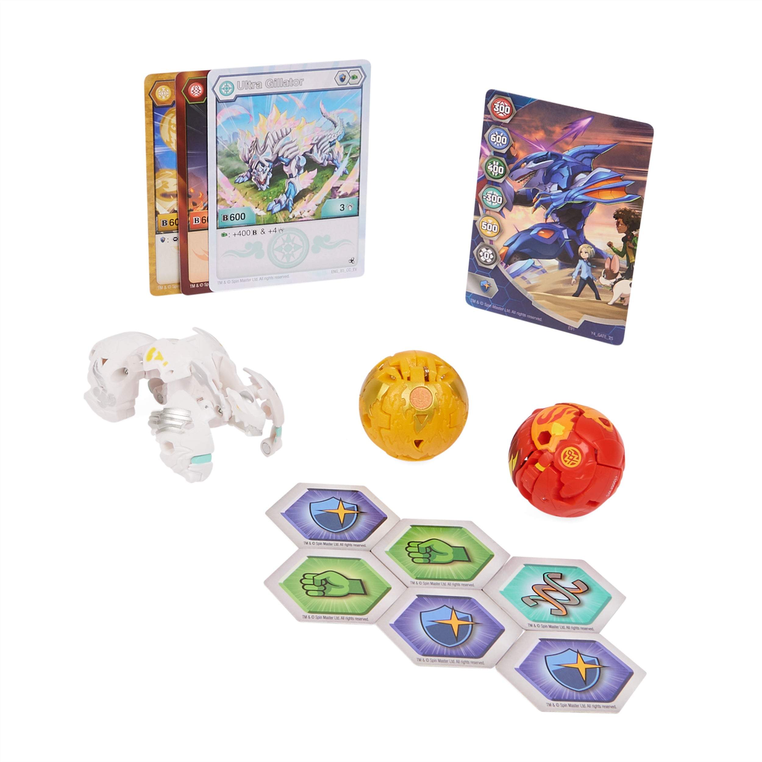 Hot Deal! Bakugan Evolutions Starter Pack - Includes Gillator Ultra, Wrath, and Warrior Whale