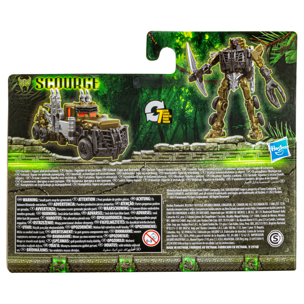 Transformers Rise Of The Beasts - Beast Alliance Battle Changers Brown Scourge Figure