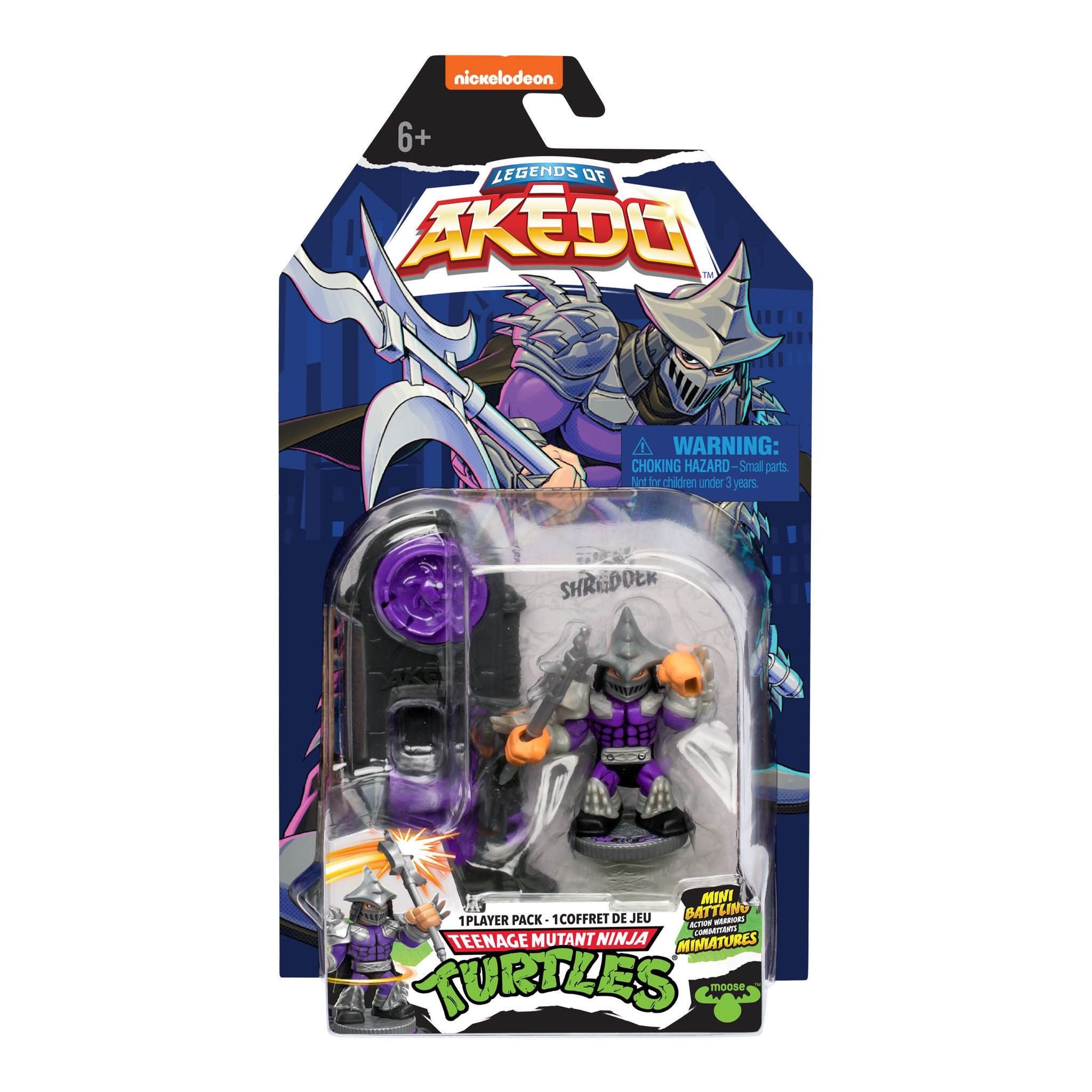 Hot Deal! Akedo Teenage Mutant Ninja Turtles Season 3 Single Pack - Super Shredder Battle Set