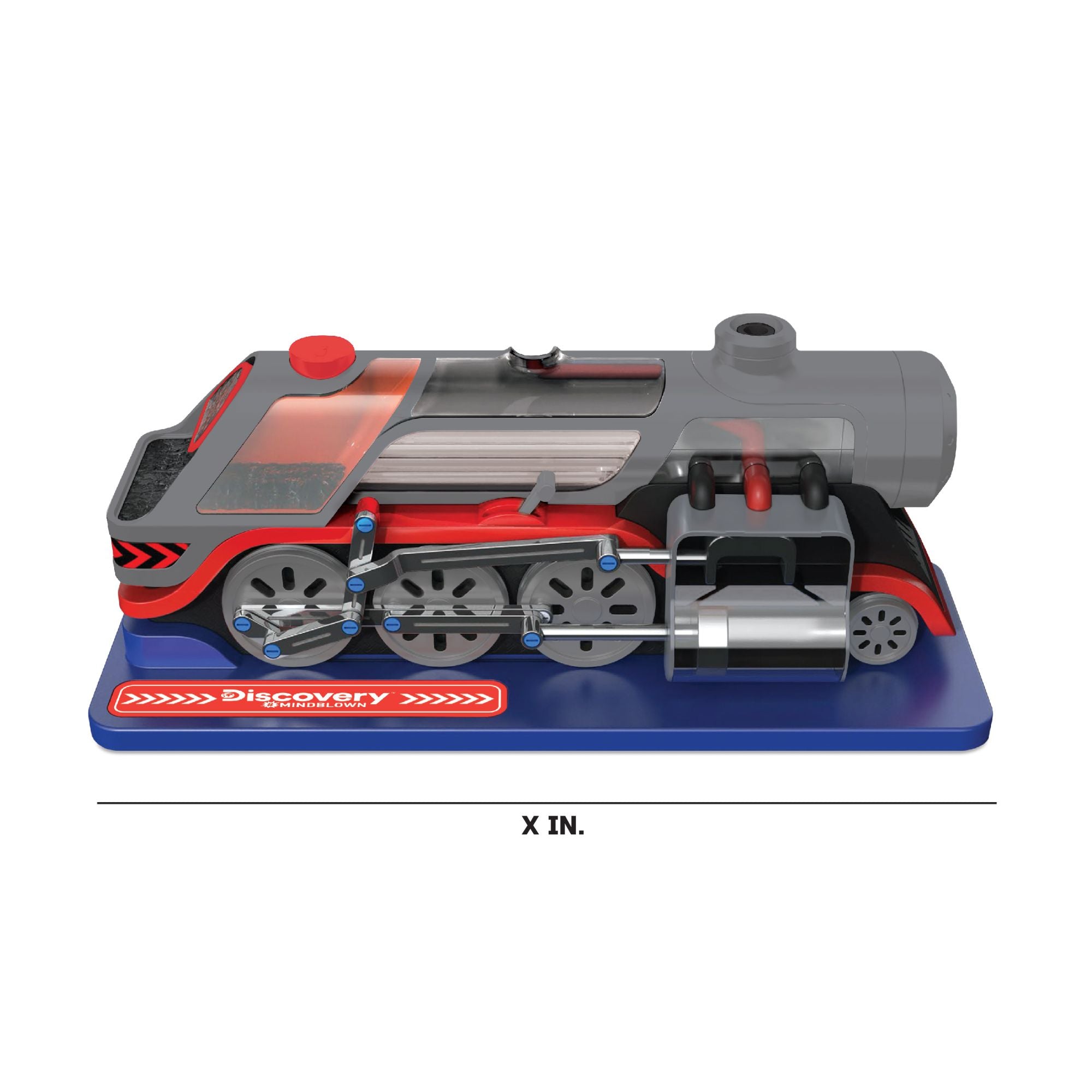 DIY Discovery Mindblown Realistic Model Steam Engine for Kids