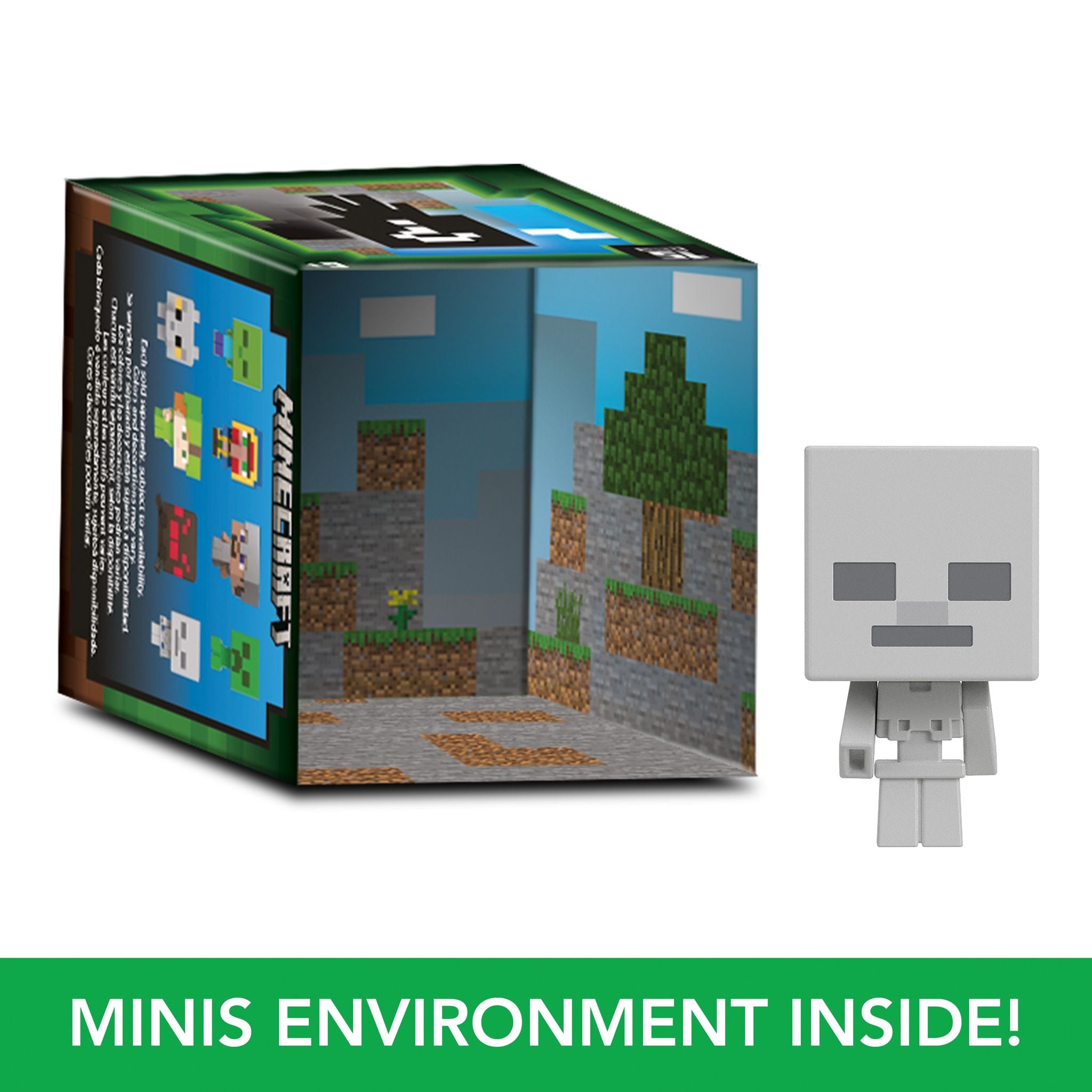 Skeleton Minecraft Mob Head Minis - Ideal for Young Fans