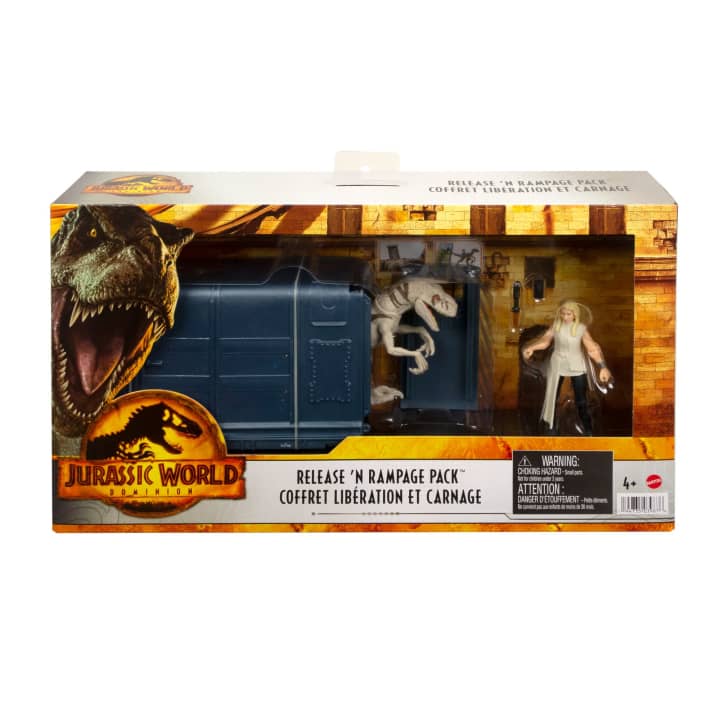 Hot! Jurassic World Dominion Release 'N Rampage Pack