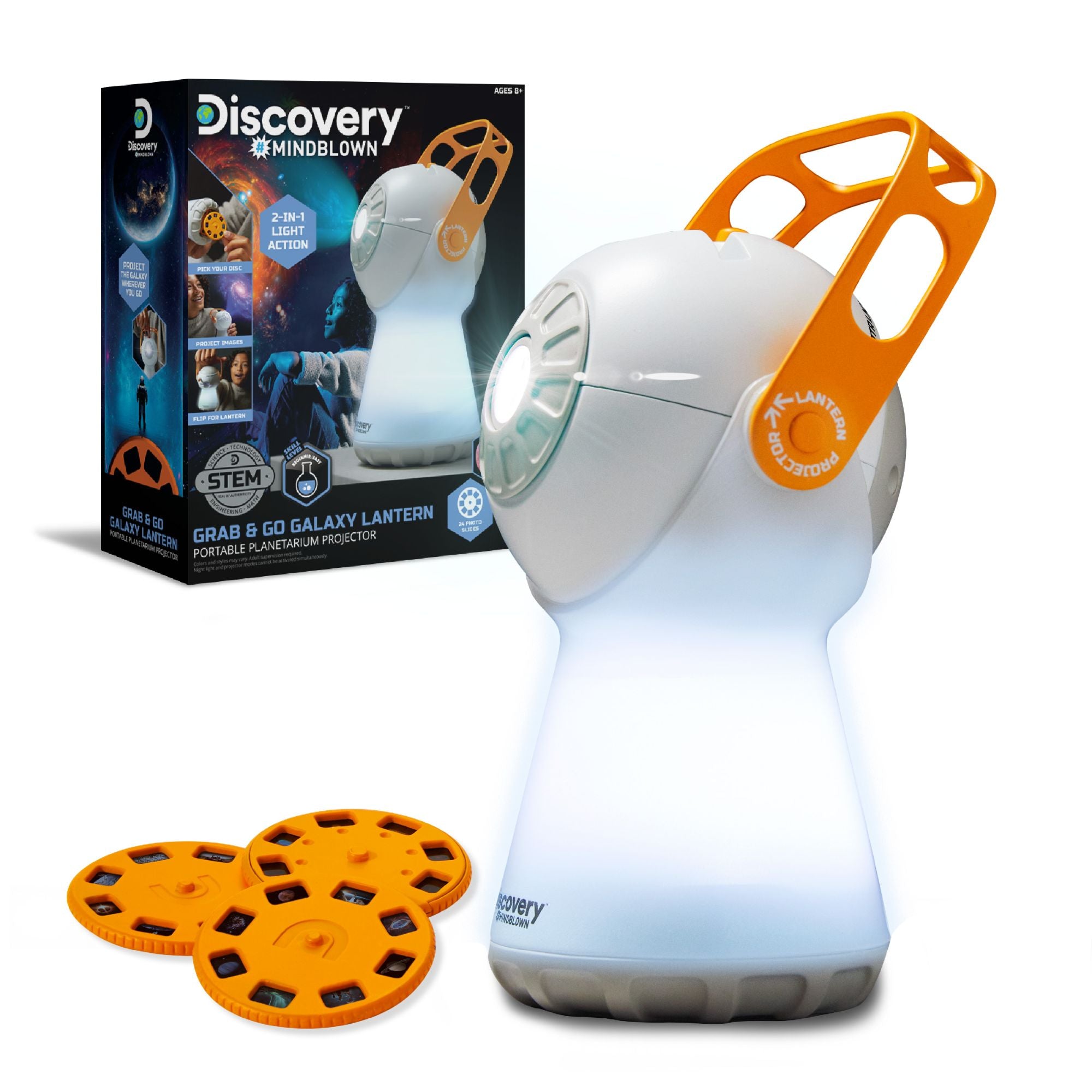 Hot! Discovery Grab & Go 2-in-1 Galaxy Lantern for Kids