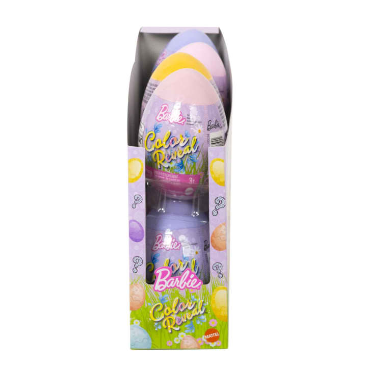 Assorted Colors Barbie Color Reveal Easter Egg Sets