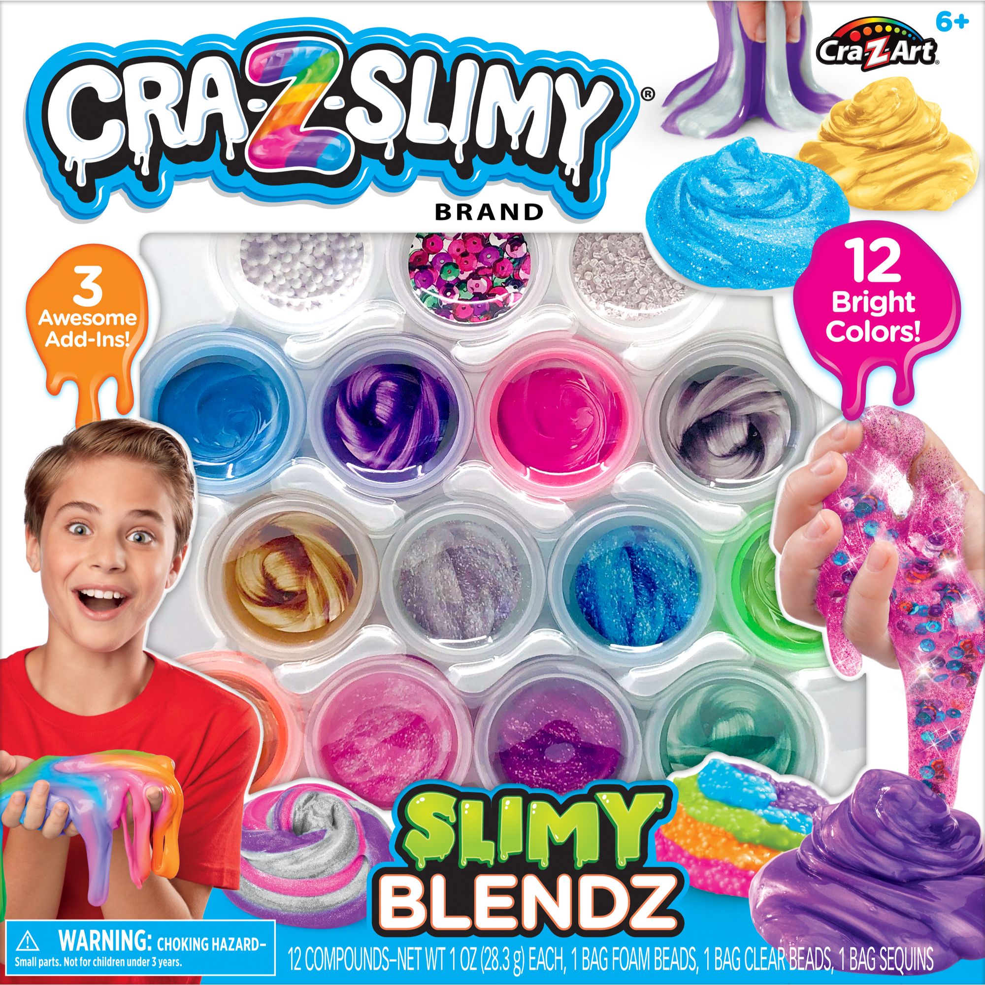 Hot Sale! Cra-Z Super Soft Slimy Blendz Set for Hours of Fun
