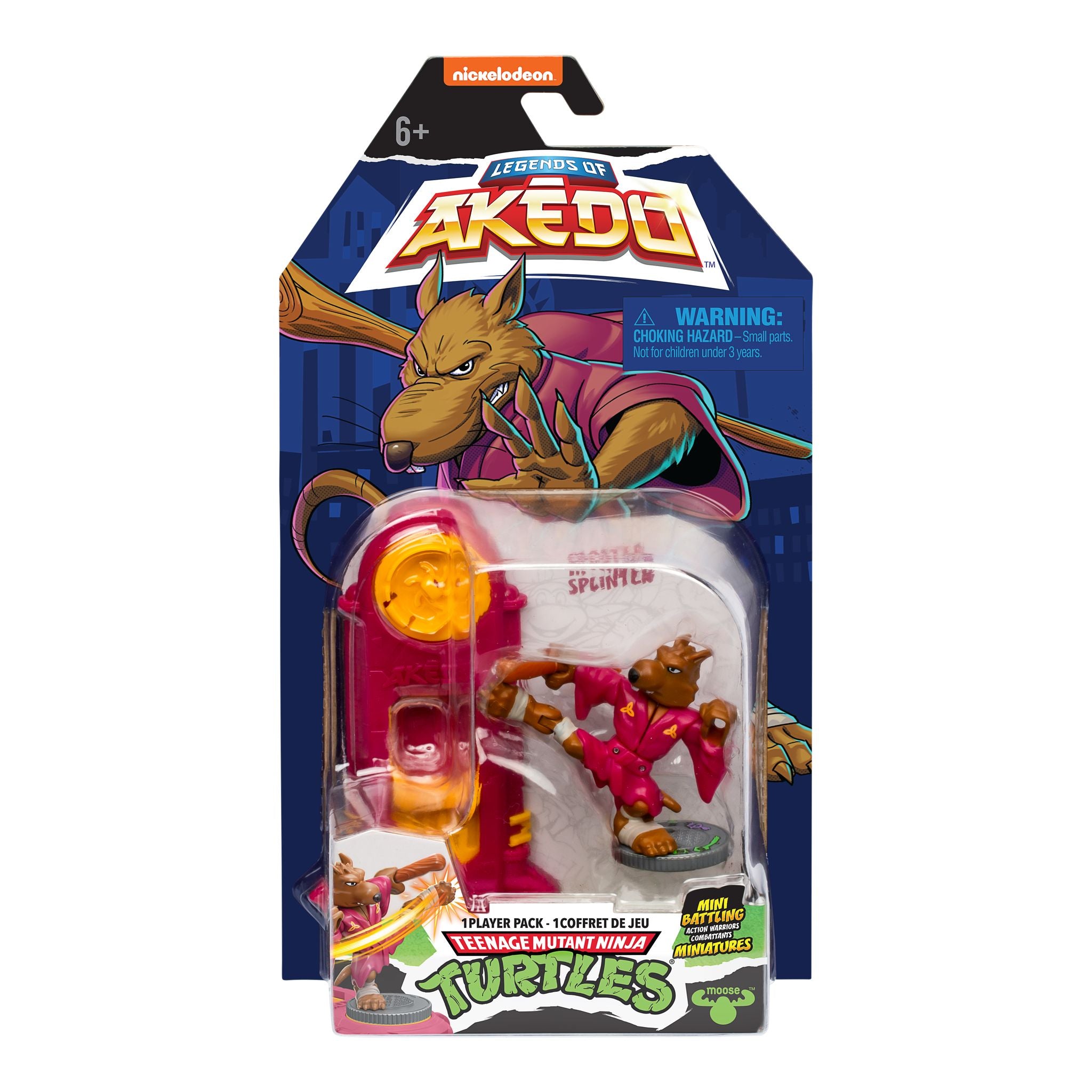 Hot! Akedo Teenage Mutant Ninja Turtles S3 - Master Splinter Single Pack
