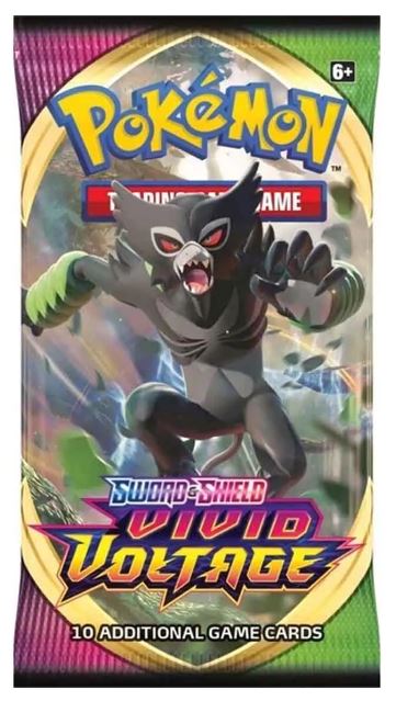 Hot Deal! Pokémon Sword & Shield - Vivid Voltage Booster Pack for Card Collection