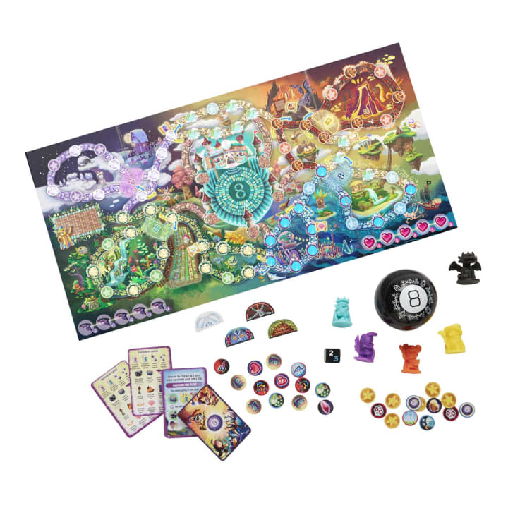 Magic 8 Ball Magical Adventure Board Game for Family Fun