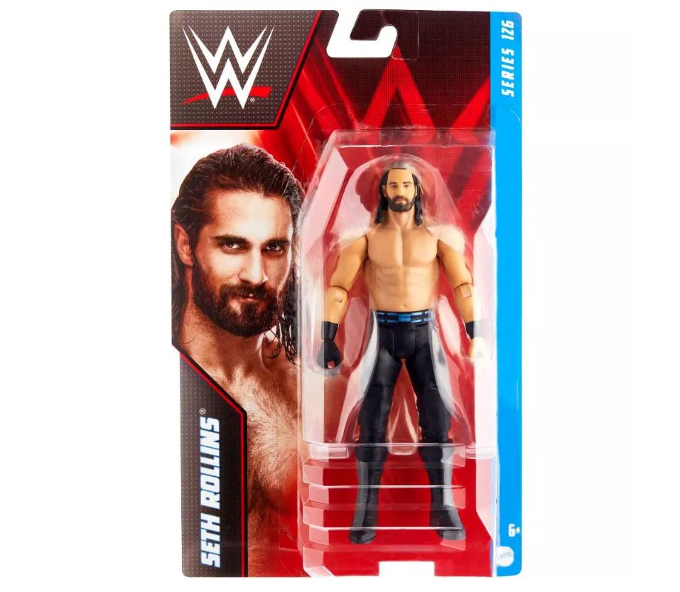 Hot Deal! WWE Seth Rollins Action Figure from Basic Series 126 - Approx. 6-Inch Superstar Scale