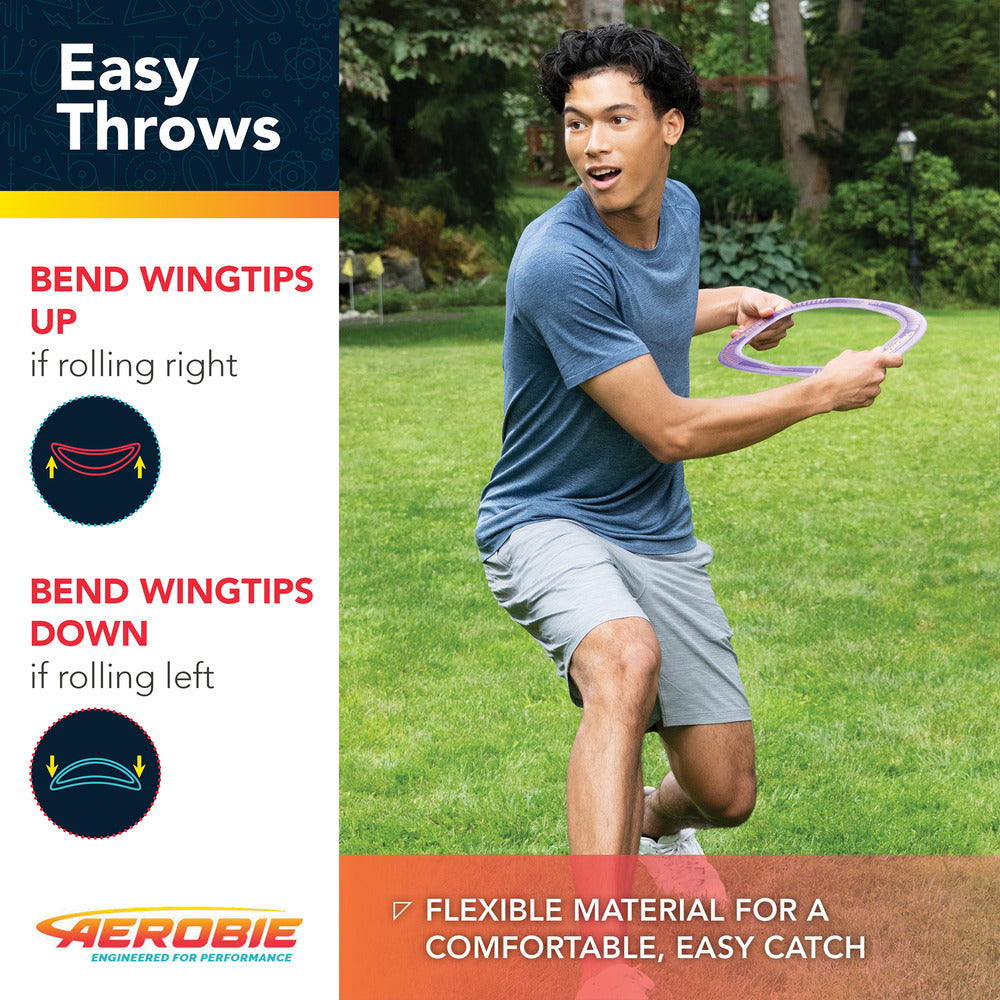 Hot Deal! Purple Aerobie Pro Blade - Ideal Self - Leveling Throw Ring for All Ages