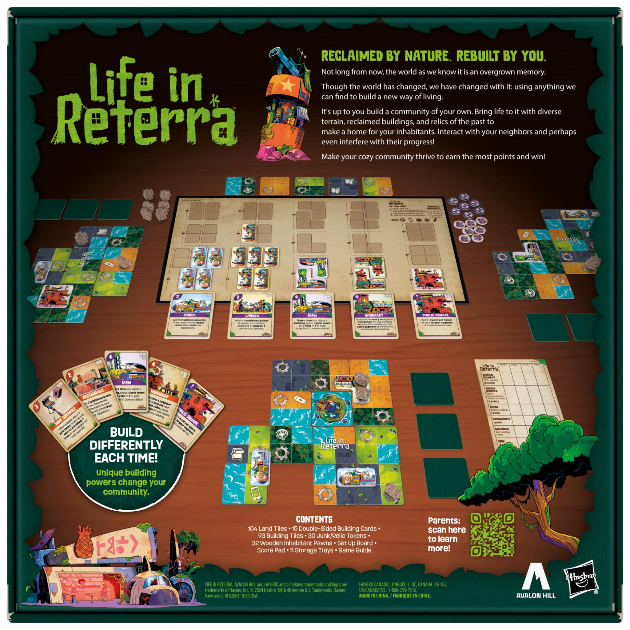 Life In Reterra: An Immersive Community - Building Board Game for All Ages
