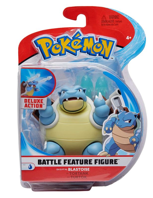 4.5 - inch Authentic Pokémon Battle Feature Figure - Blastoise