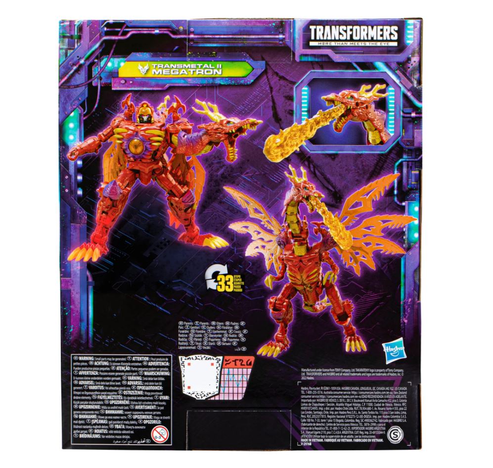 Hot Deal! Transformers Legacy Evolution Dragon Megatron Action Figure - 8.5 Inch Toy
