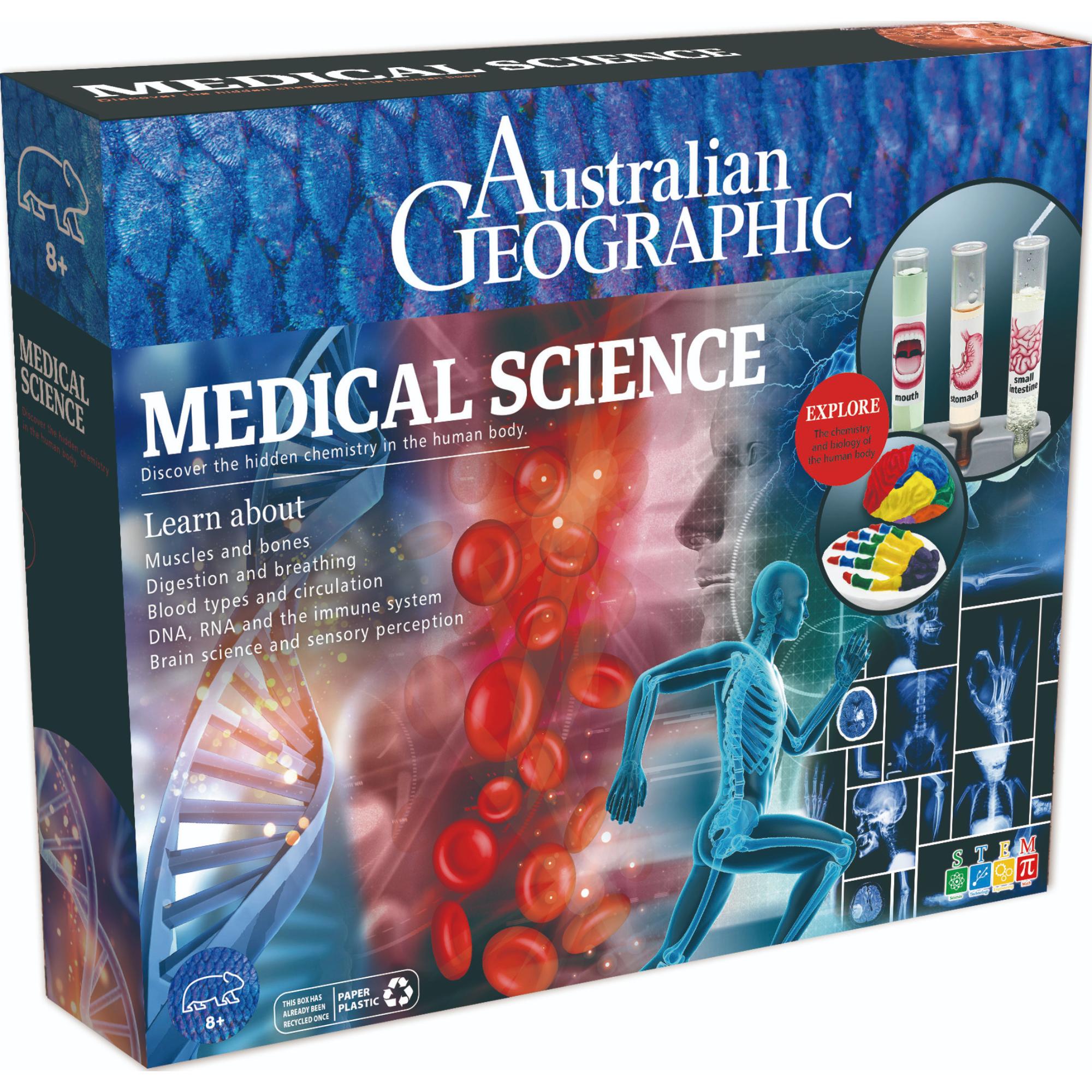 Australian Geographic's Amazing Medical Science Kit - Ideal for 8+